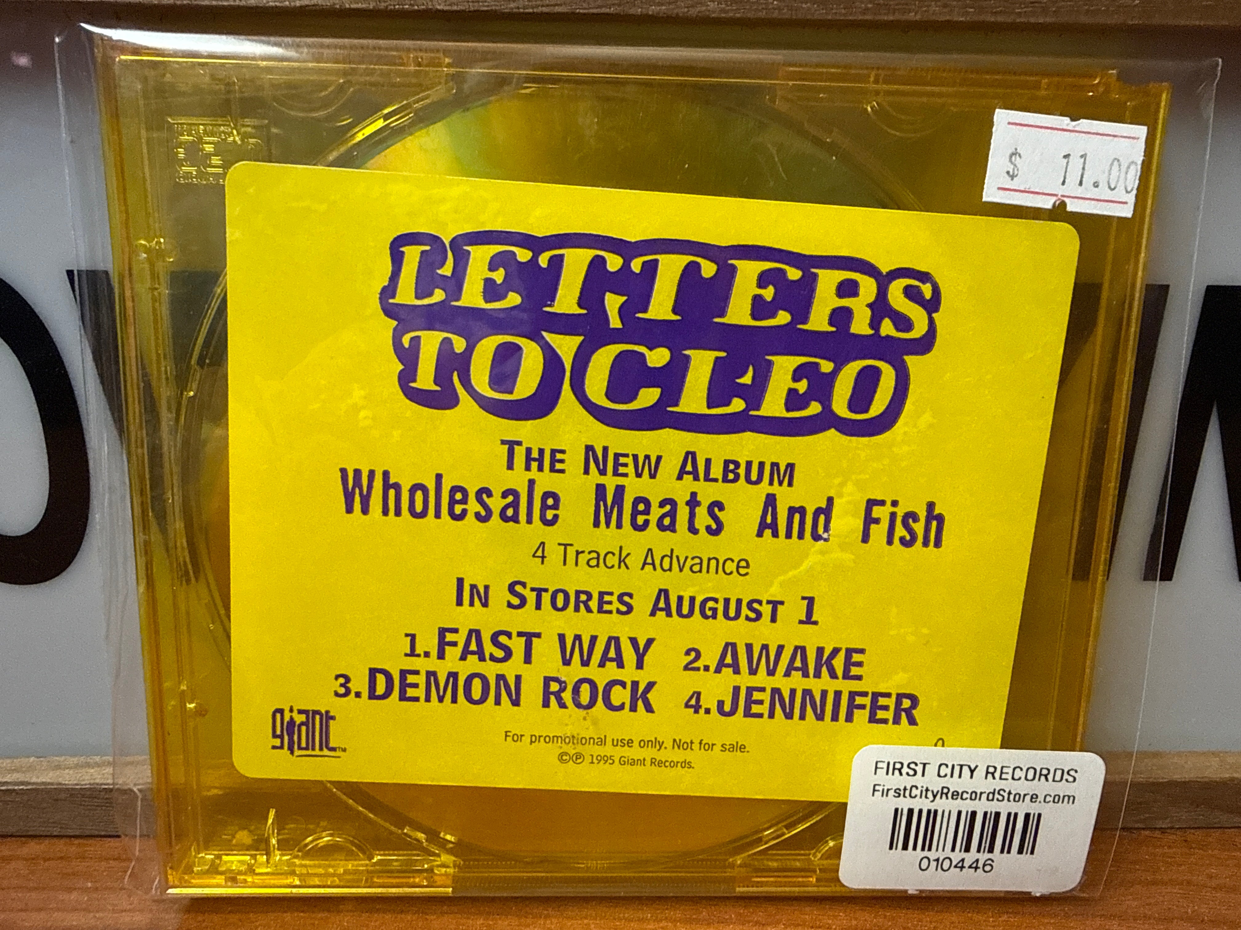 Letters To Cleo (Promo, CD)