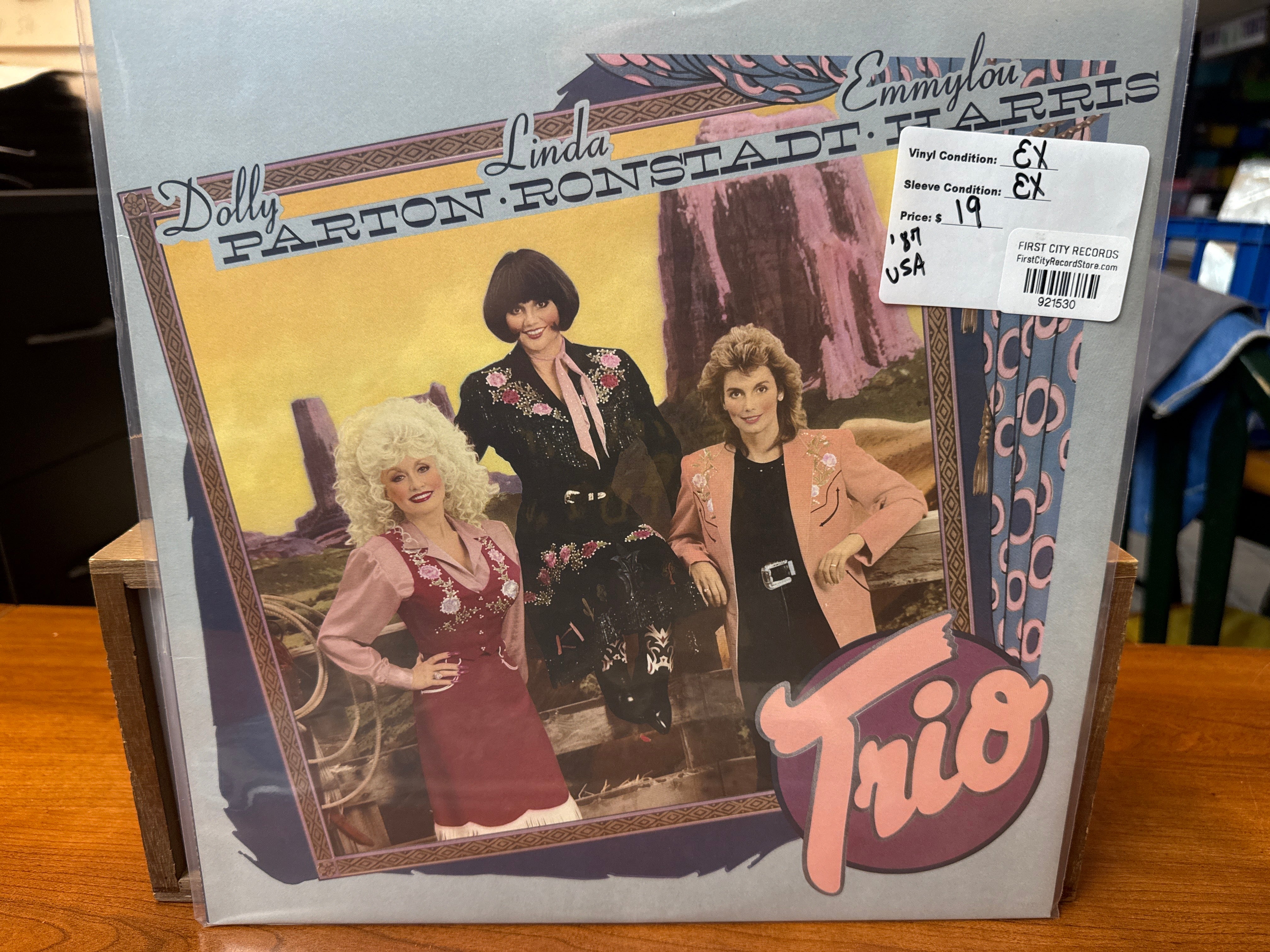 Dolly Parton, Linda Ronstadt, Emmylou Harris - Trio (1987, USED)