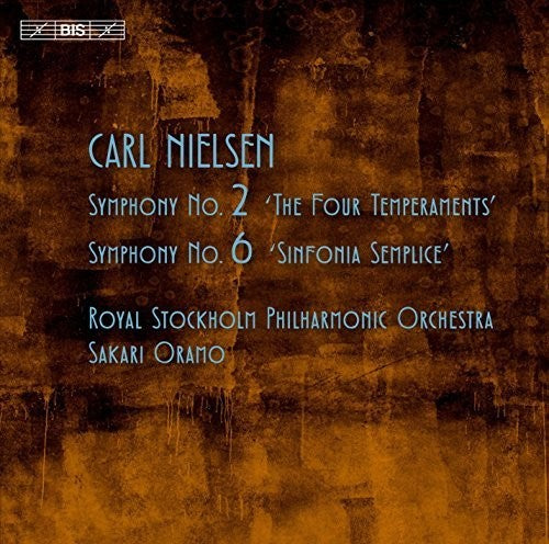 the album cover for Nielsen / Royal Stockholm Philharmonic Orchestra - Symphonies Nos. 2 & 6