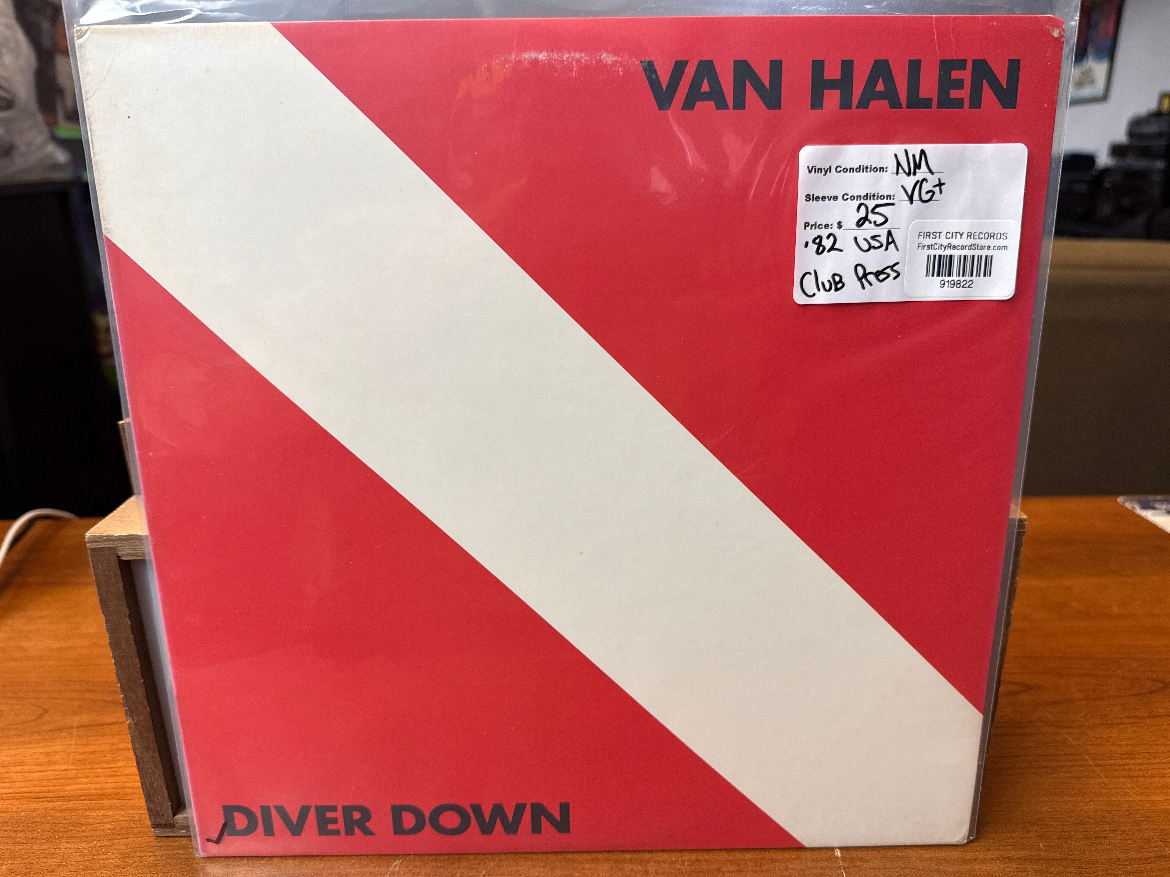 Van Halen - Diver Down (1982, Club Press, USED)