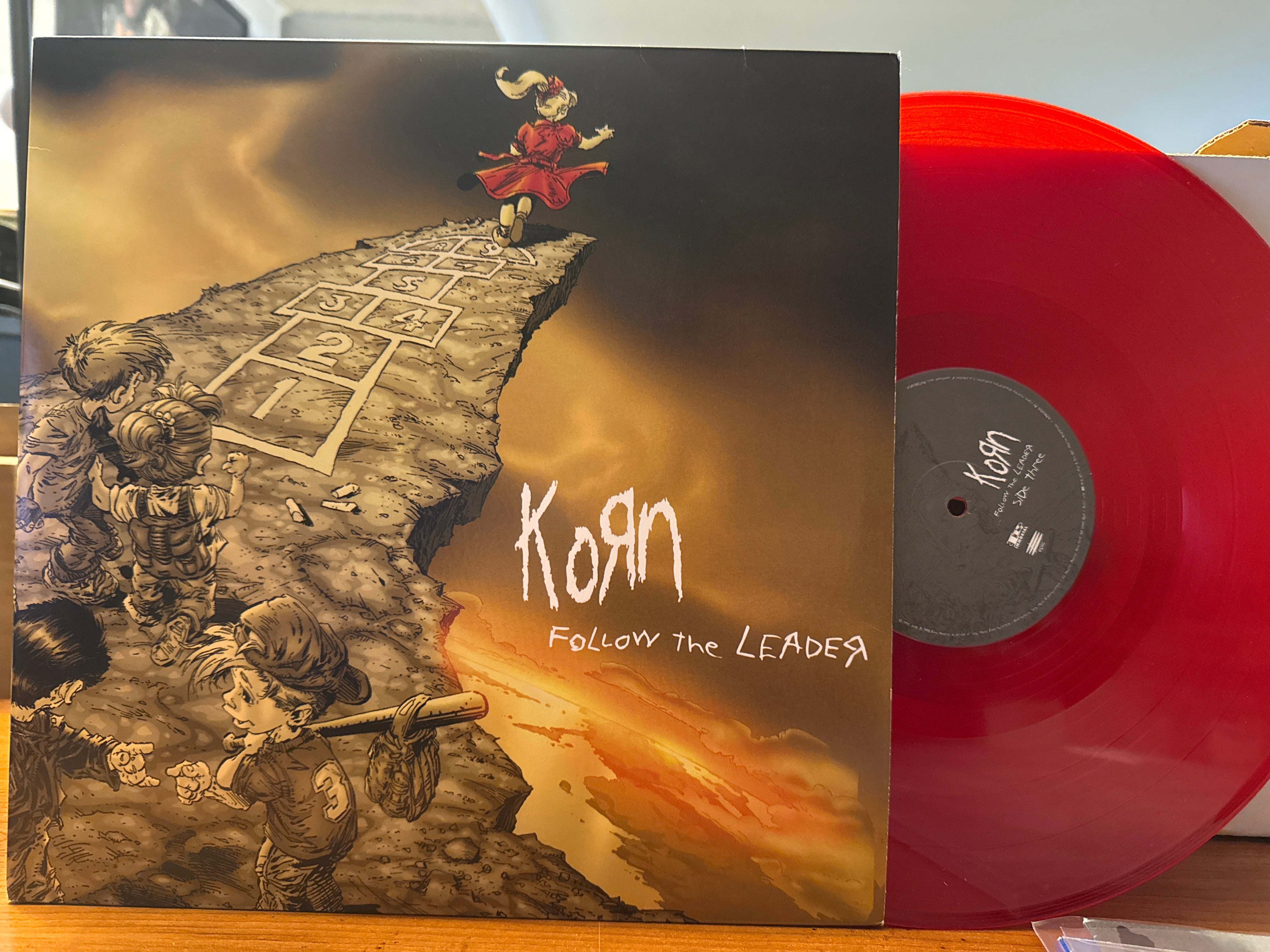 Korn - Follow the Leader (2022, Red Vinyl, USED)
