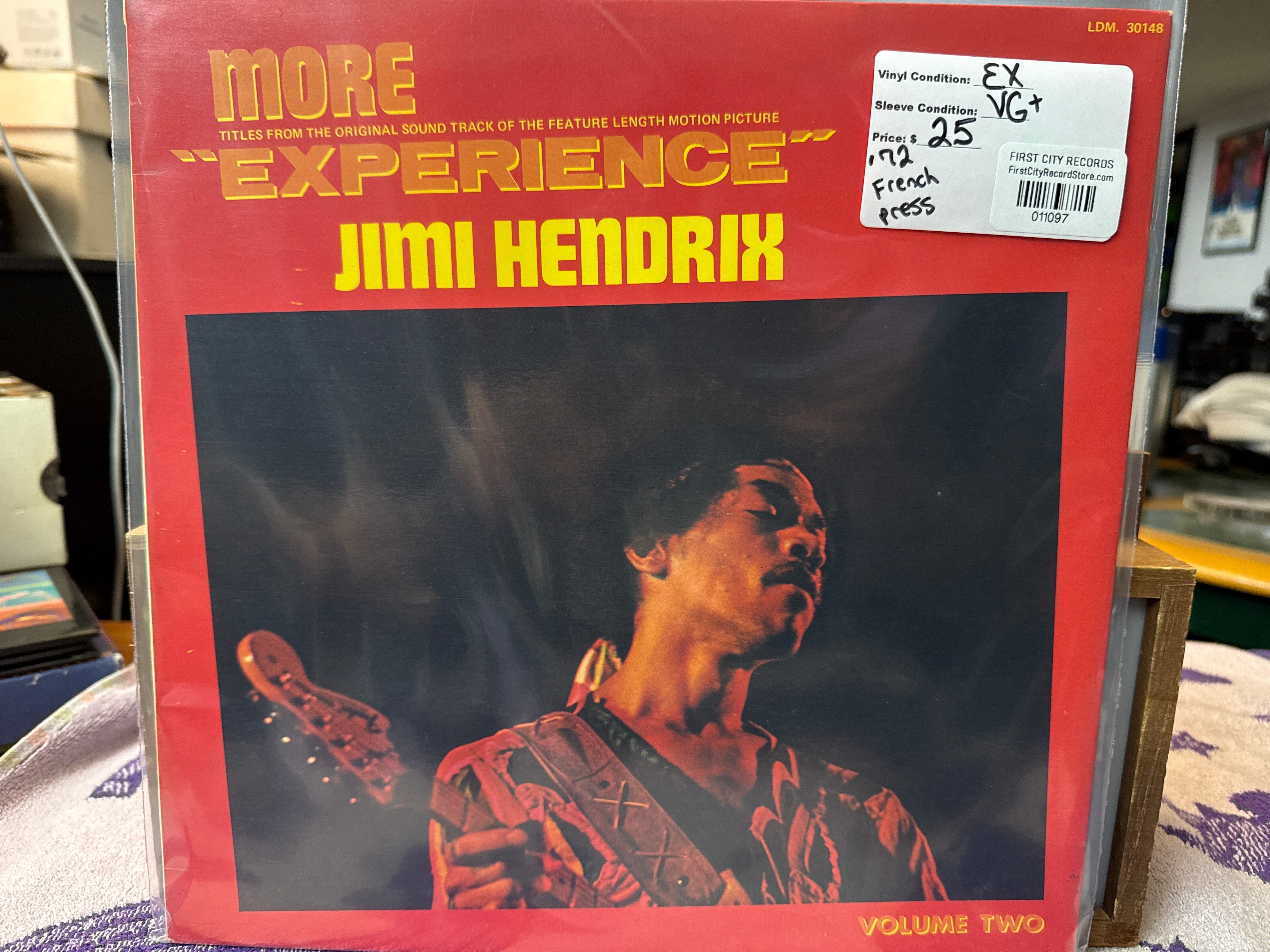 Jimi Hendrix - More Experience (1972, France Pressing, USED)