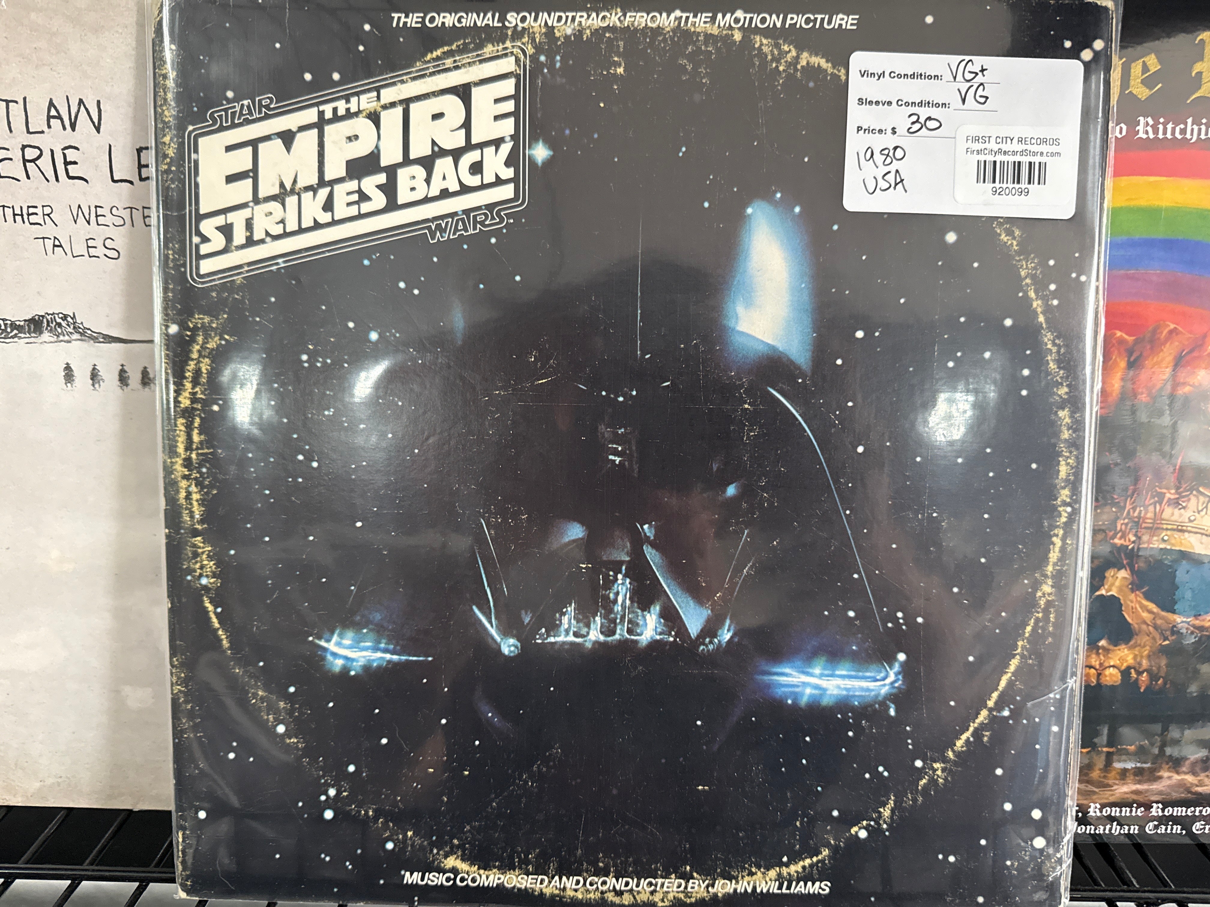 Star Wars: The Empire Strikes Back Soundtrack (1980, USED)
