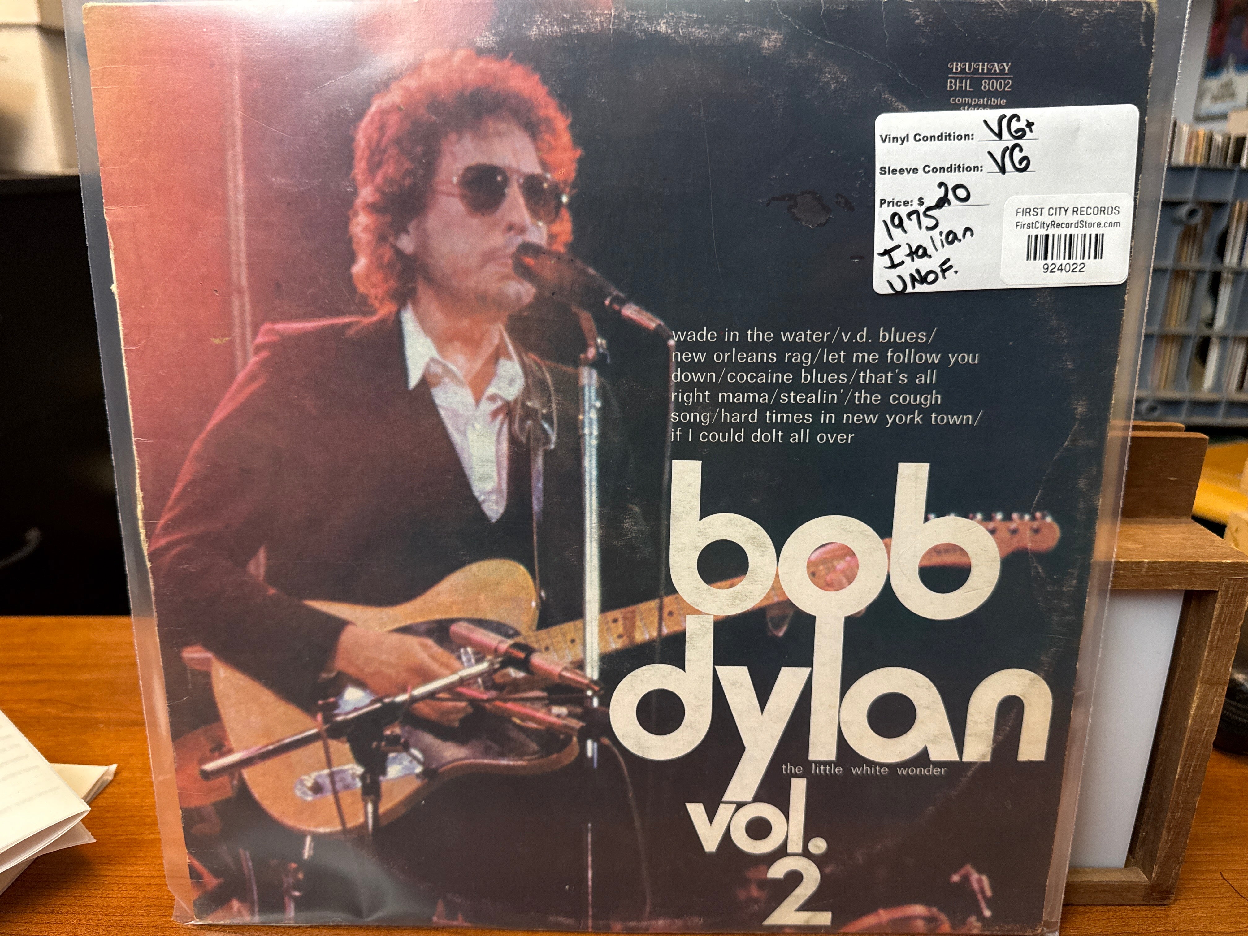 Bob Dylan - The Little White Wonder Vol. 2 (Italian, Unofficial, USED)