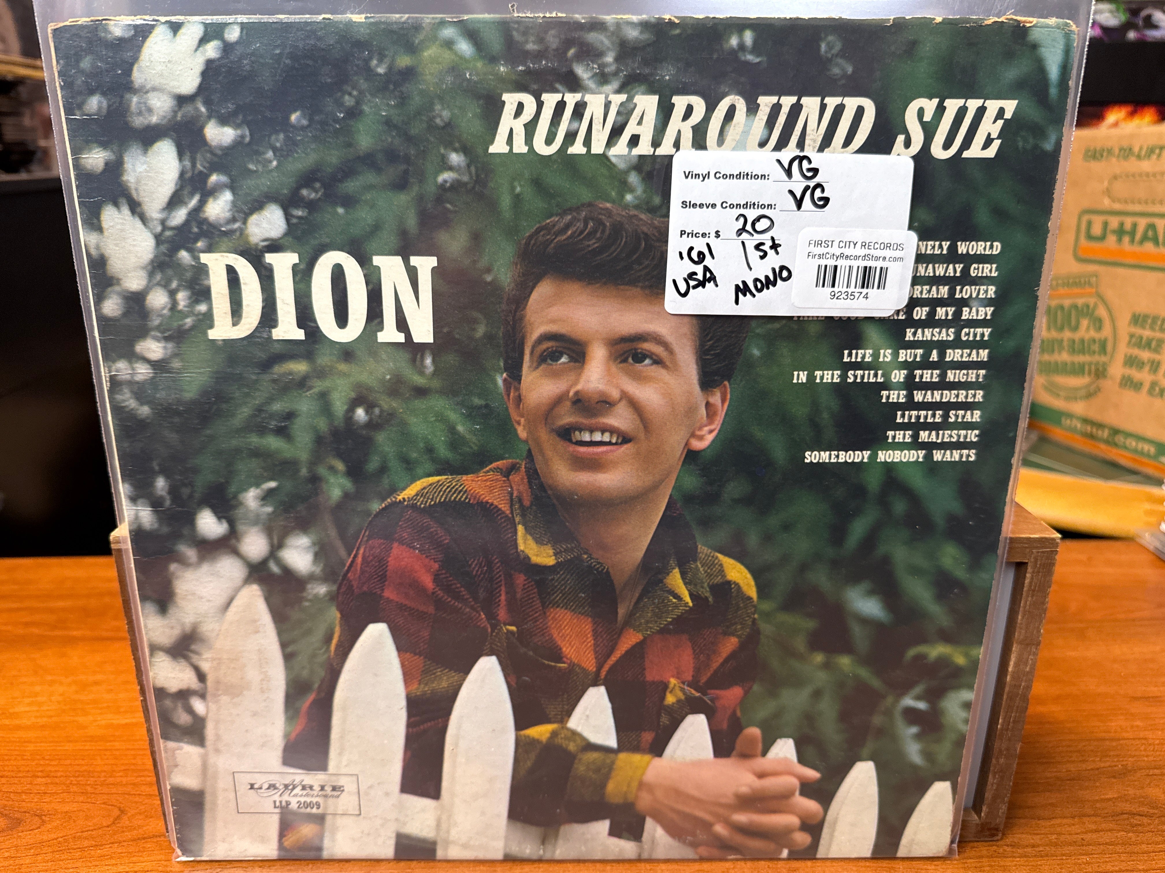 Dion - Runaround Sue (1961, 1st Mono Pressing, USED)