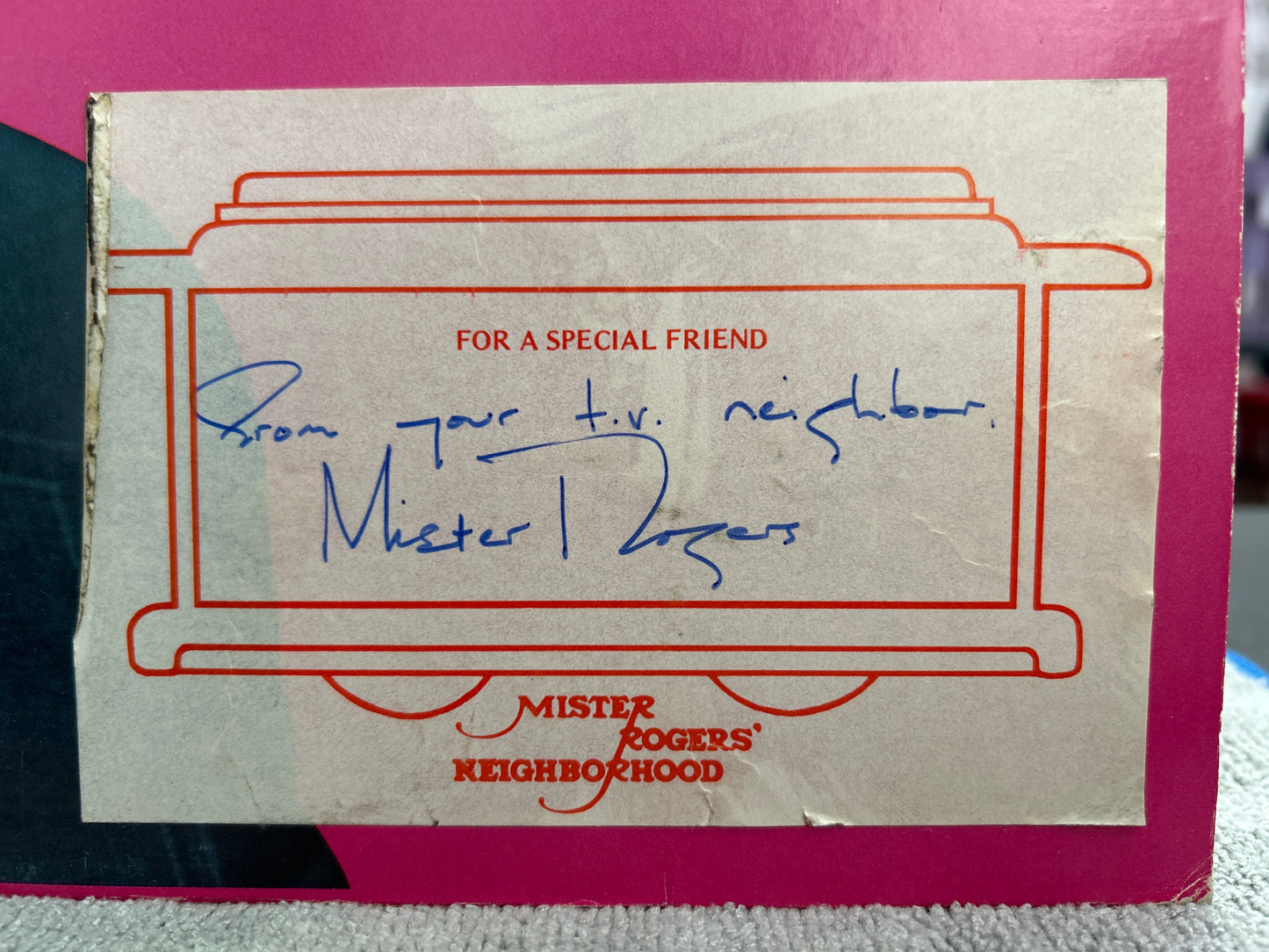 Mister Rogers - Let’s Be Together Today (autographed)