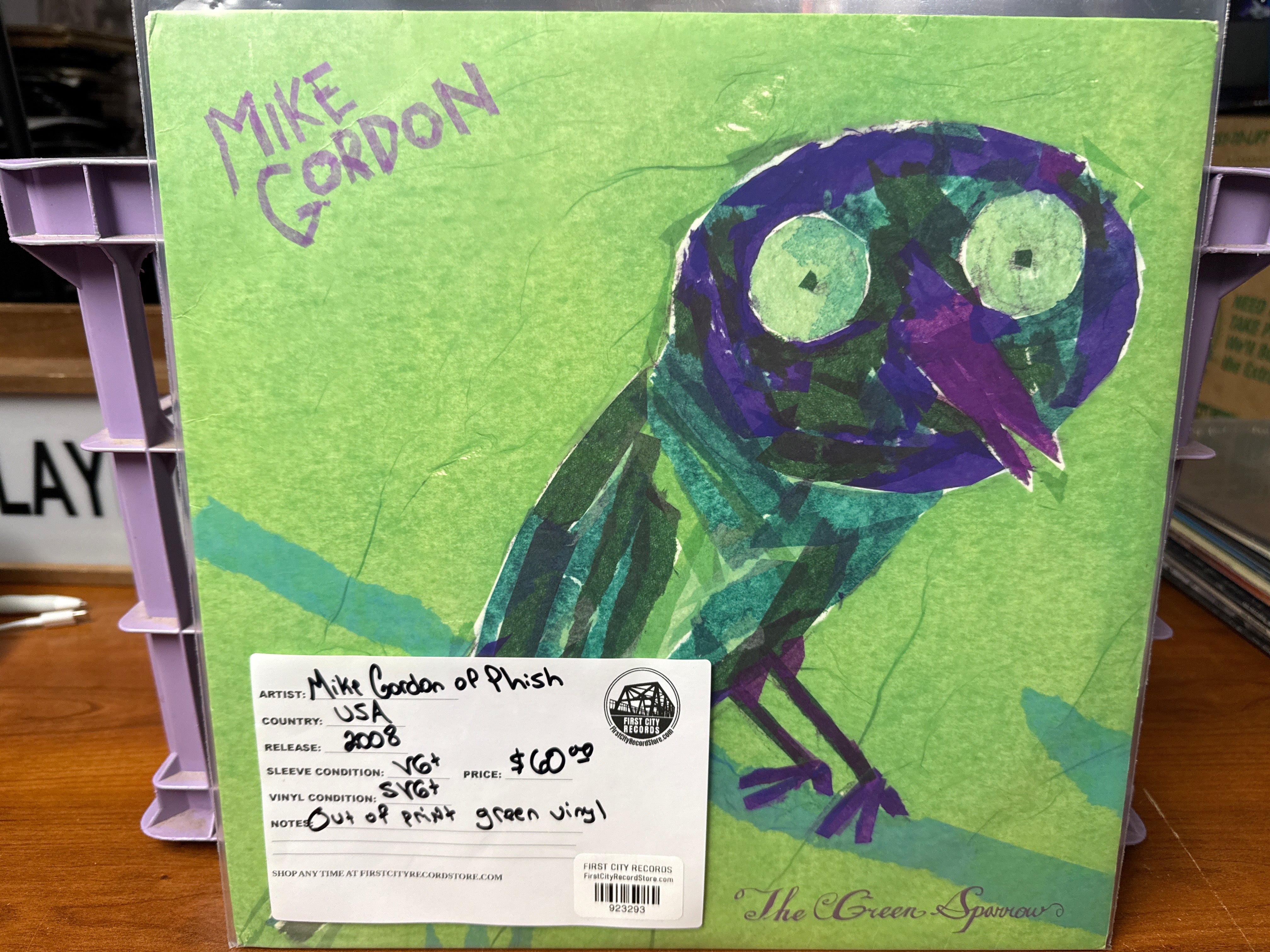 Mike Gordon - The Green Sparrow (2008, Green Vinyl)