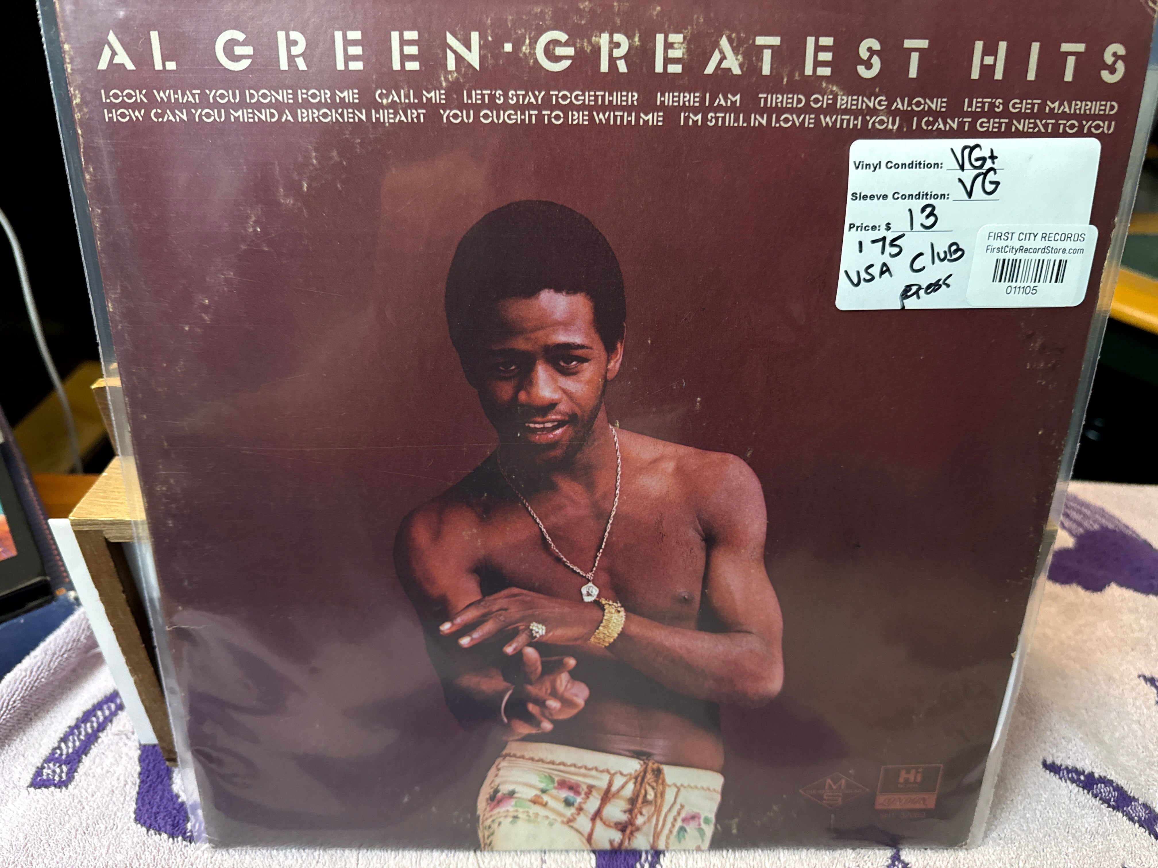 Al Green - Greatest Hits (1975, Club Press, USED)