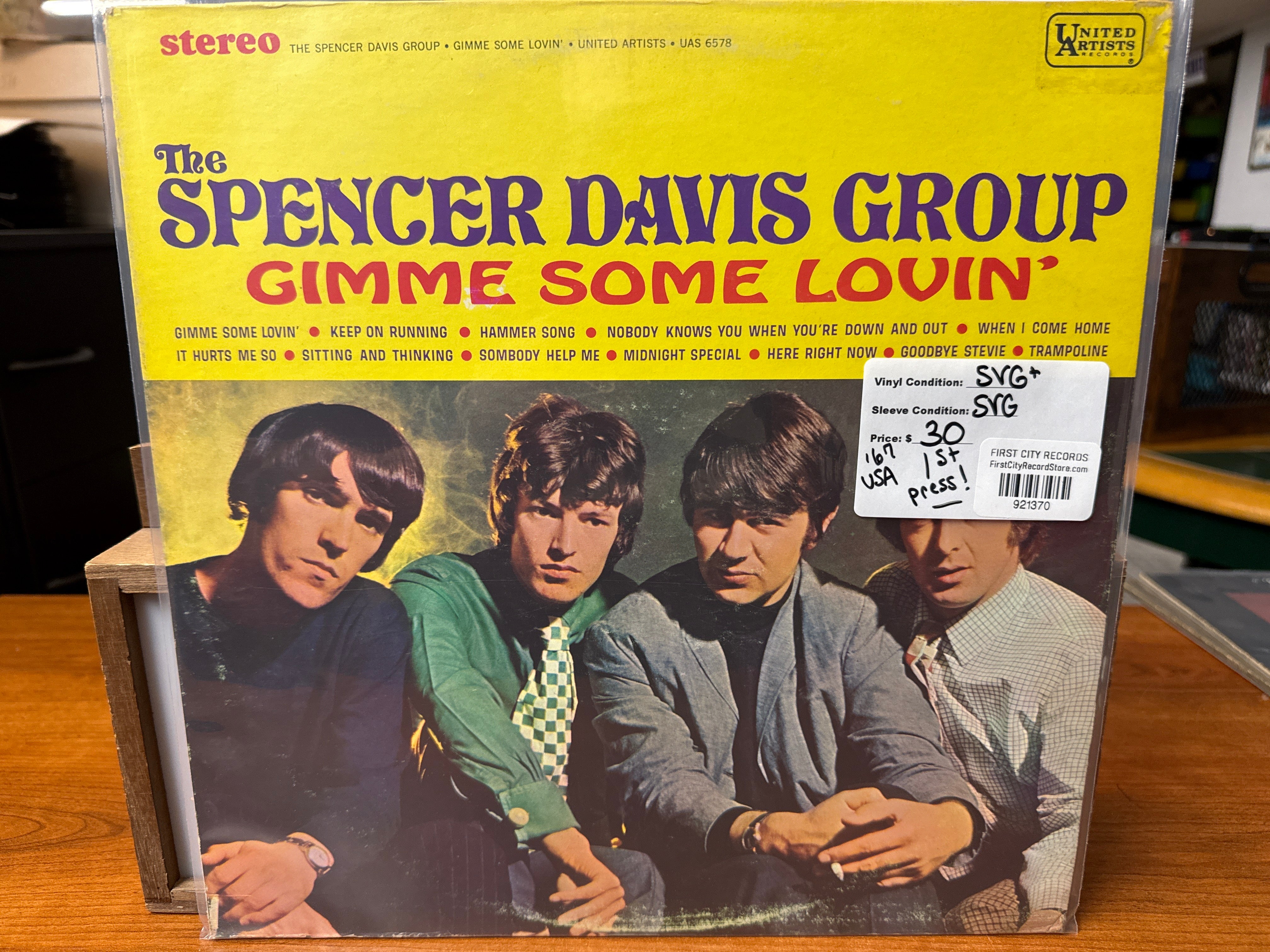 Spencer Davis Group - Gimme Some Lovin' (1967, 1st Pressing, USED)