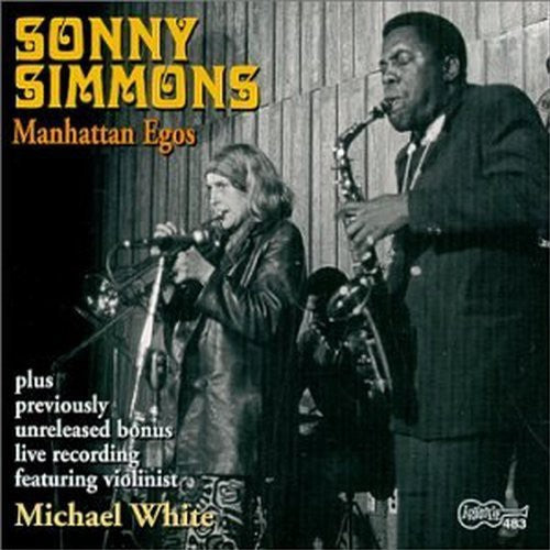 the album cover for Sonny Simmons - Manhattan Egos