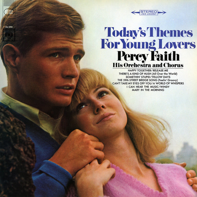 the album cover for Percy Faith - Today's Themes For Young Lovers