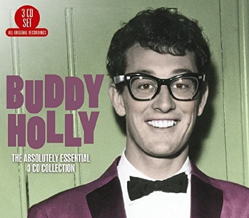the album cover for Buddy Holly - Absolutely Essential