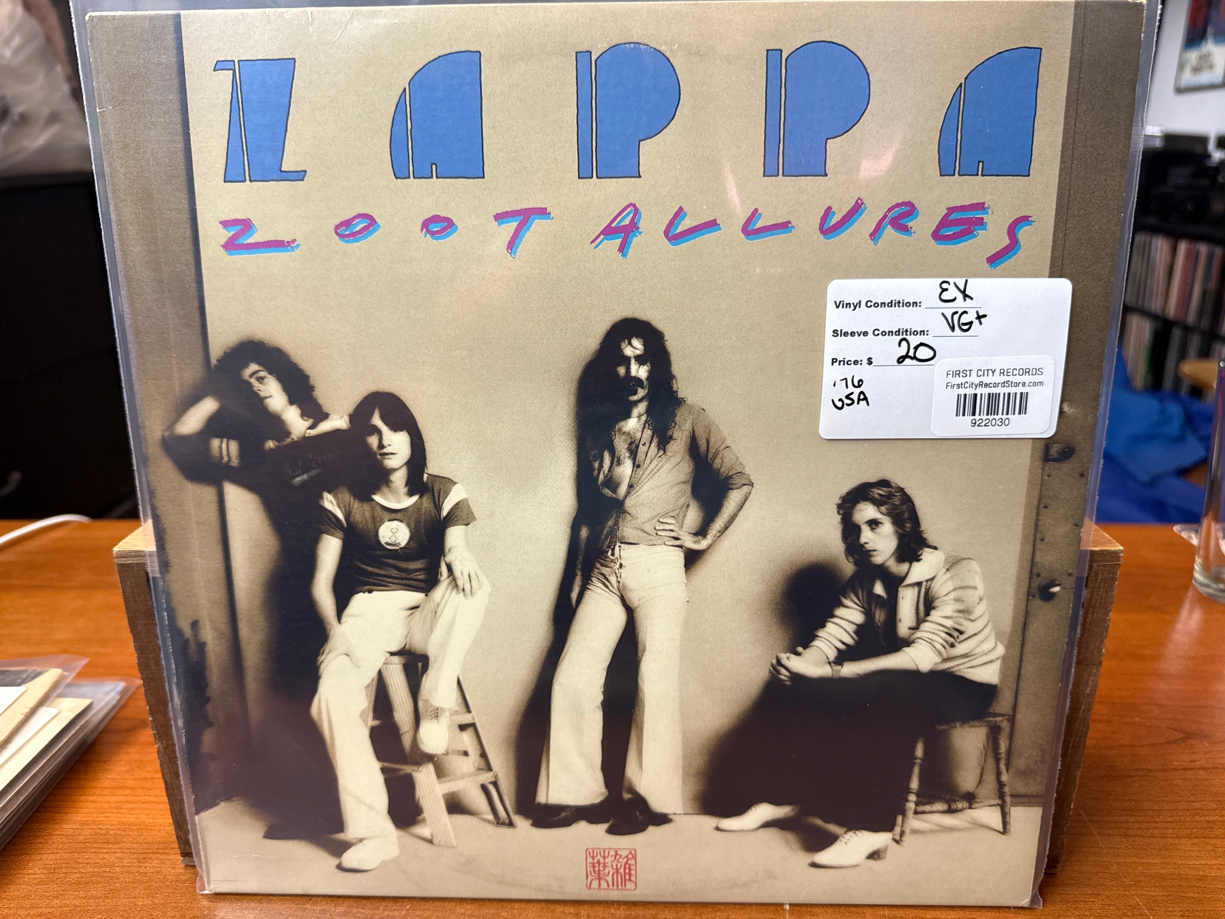 Frank Zappa - Zoot Allures (1976, USED)