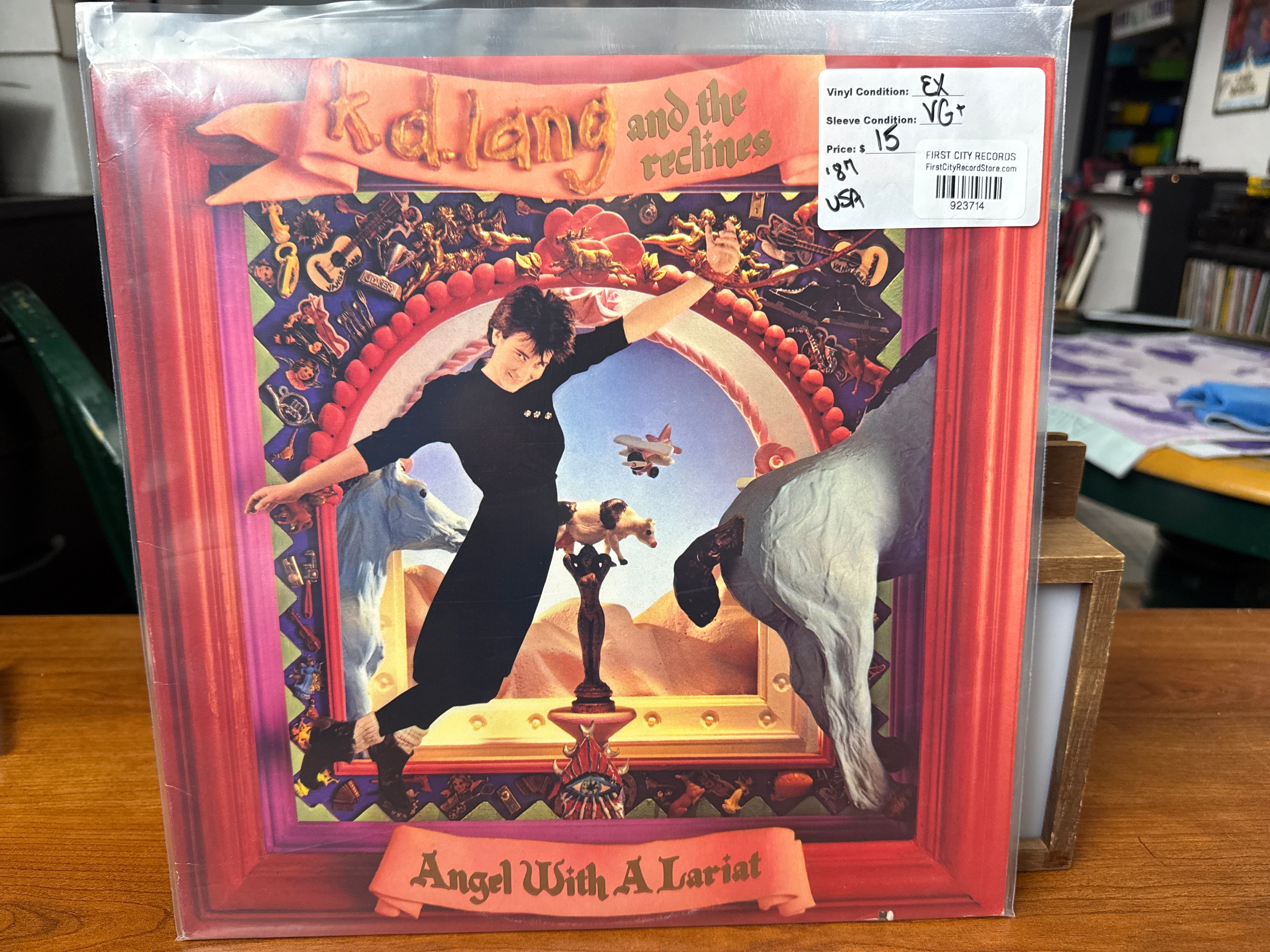 KD Lang and the Reclines - Angel with a Lariat (1987, USED)