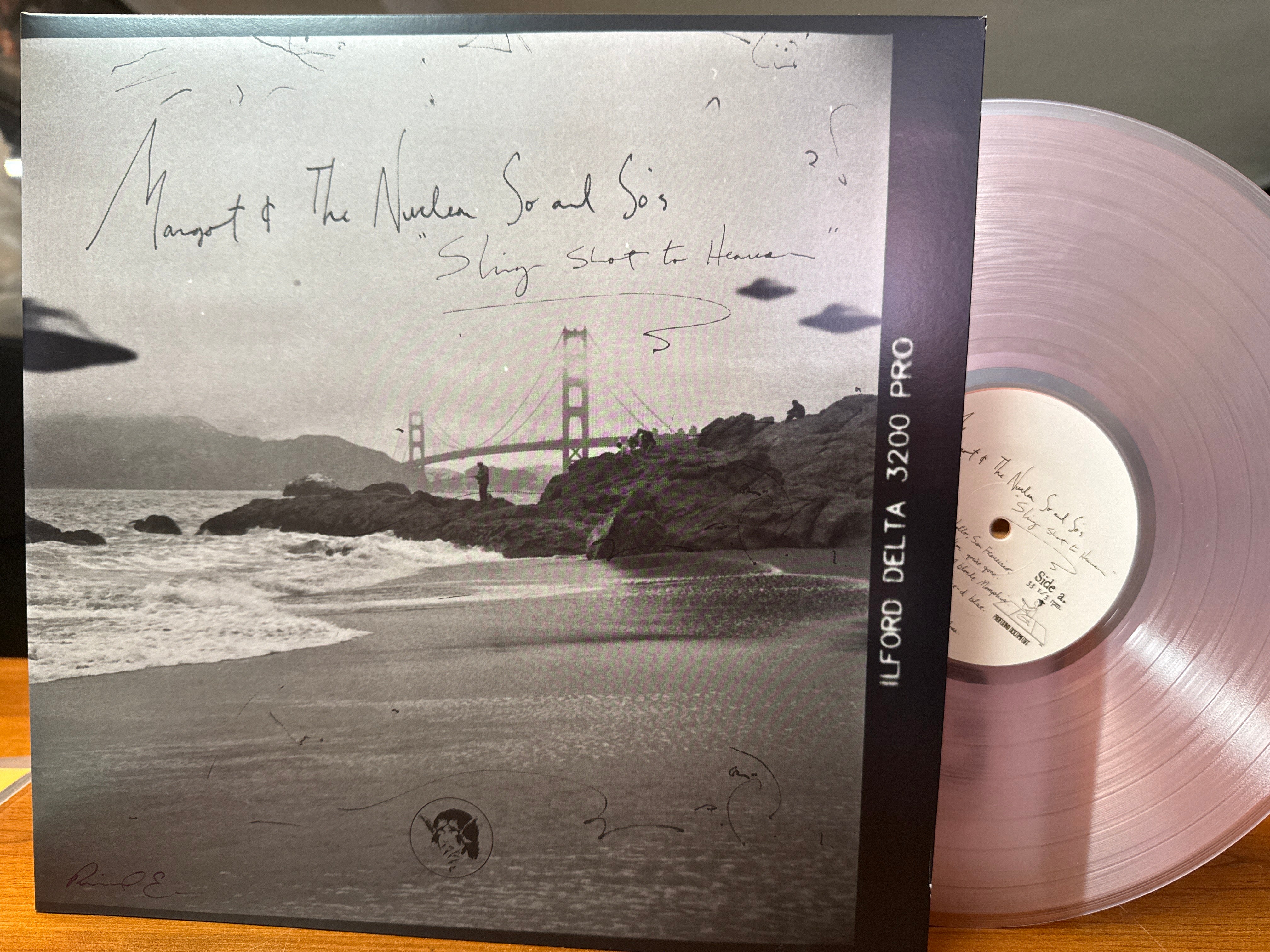 Margot & The Nuclear So and So's - Sling Shot To Heaven (2019, Pink Vinyl, AUTOGRAPHED, USED)