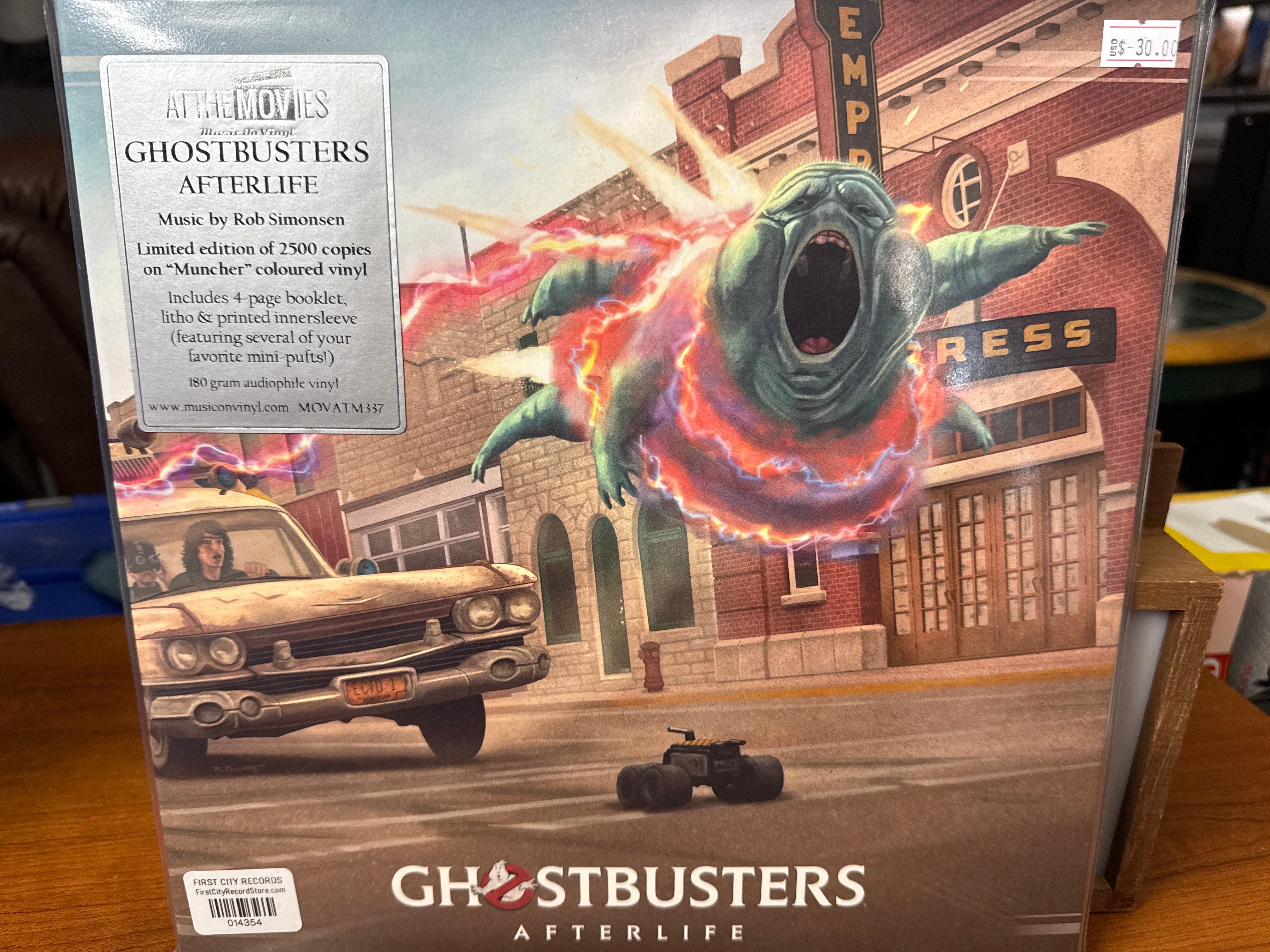 Ghostbusters: Afterlife Soundtrack (Music On Vinyl, Numbered, Colored)