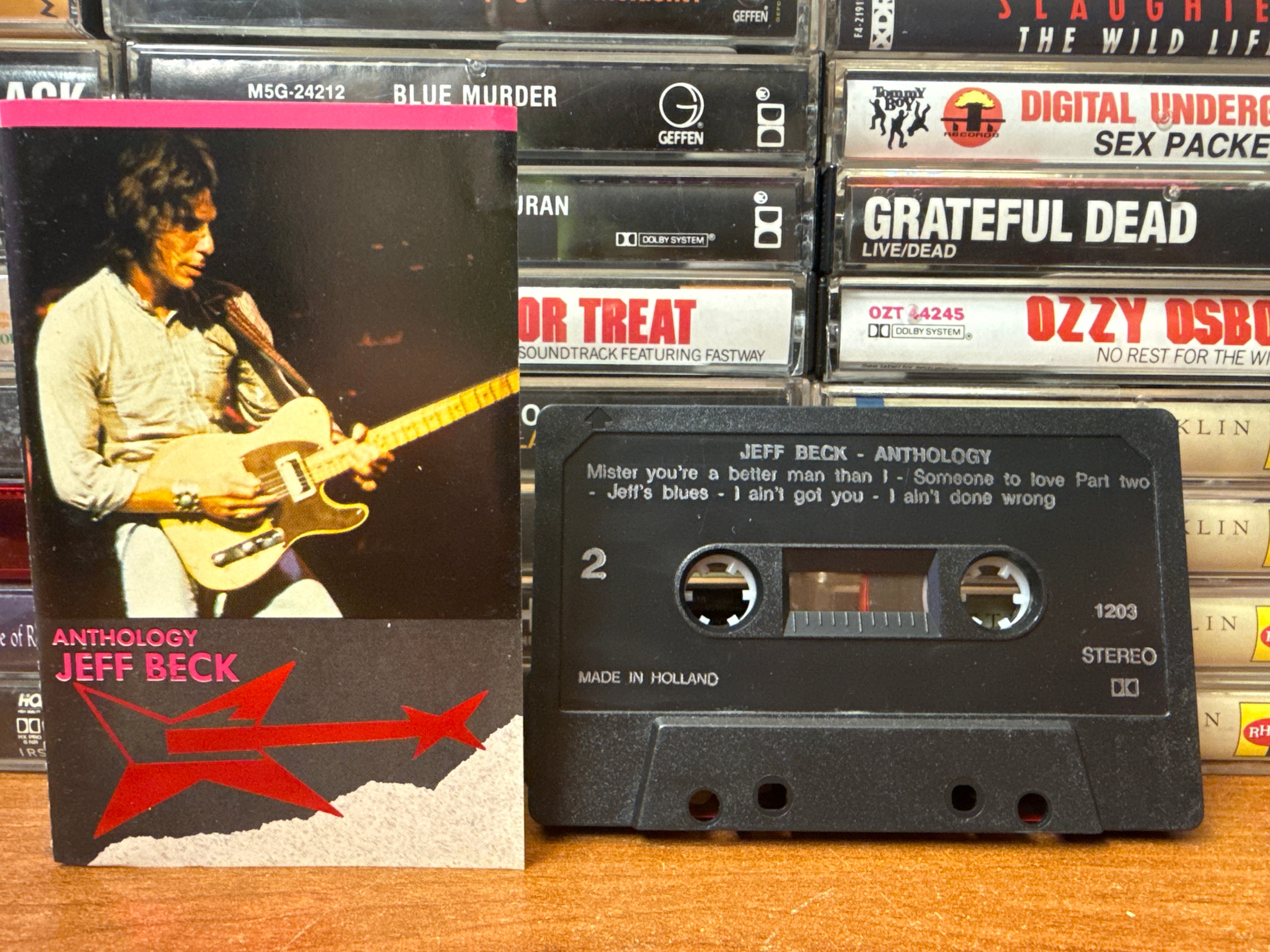 Jeff Beck - Anthology (Holland Pressing, Cassette)