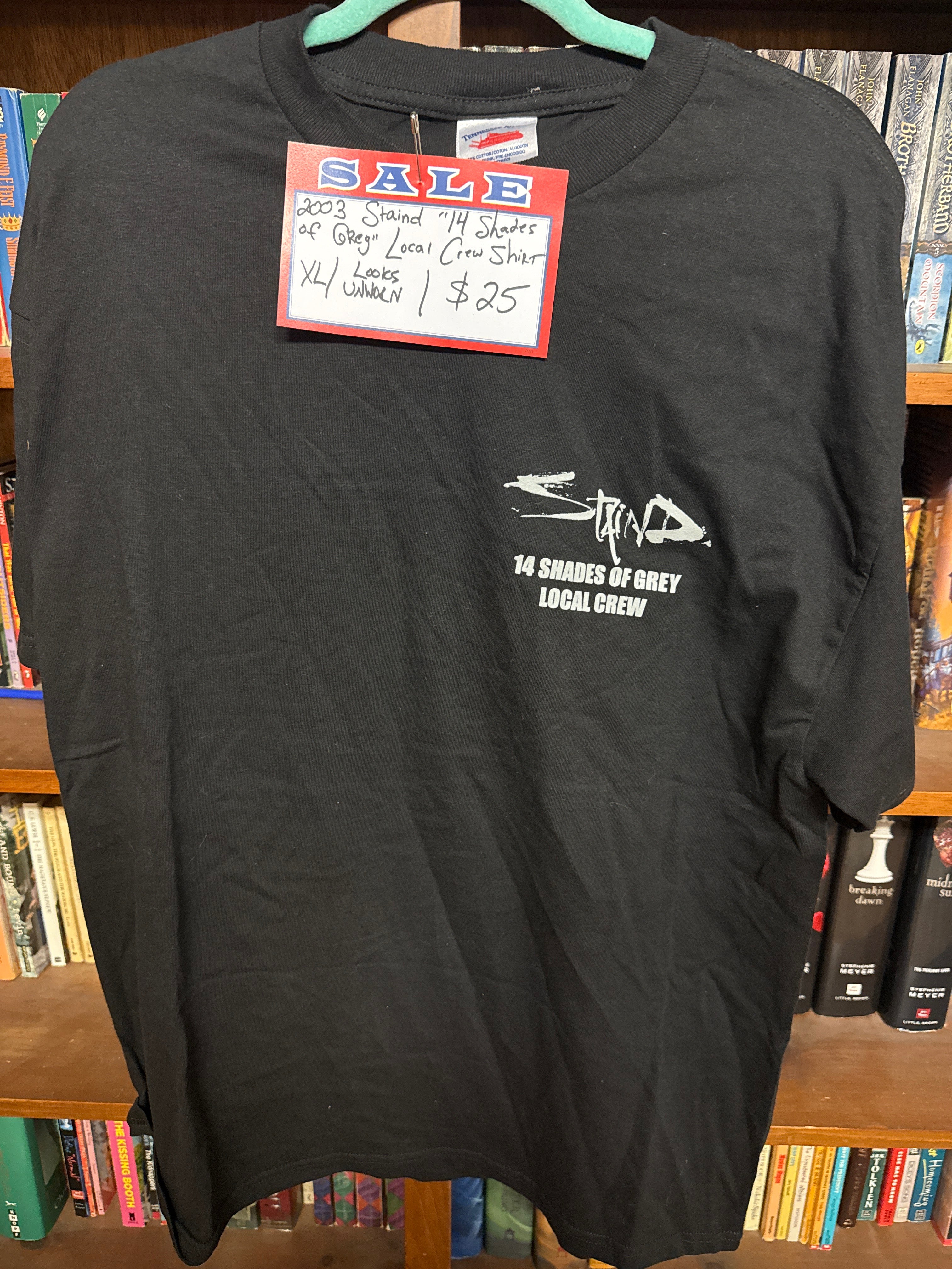 Staind 2003 "14 Shades of Grey" Tour Local Crew Shirt