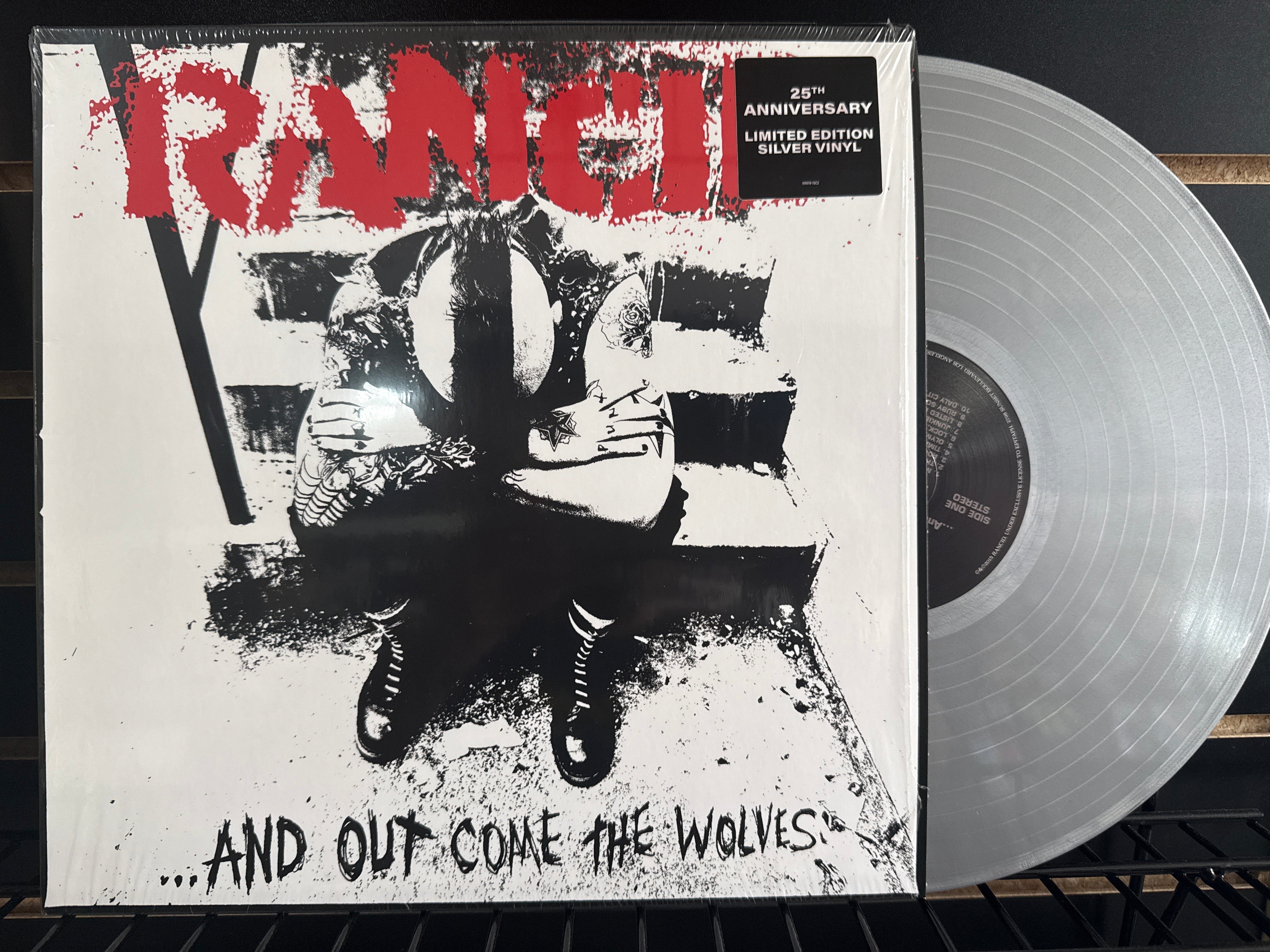 Rancid - And Out Come The Wolves (2020, Silver Vinyl, USED)
