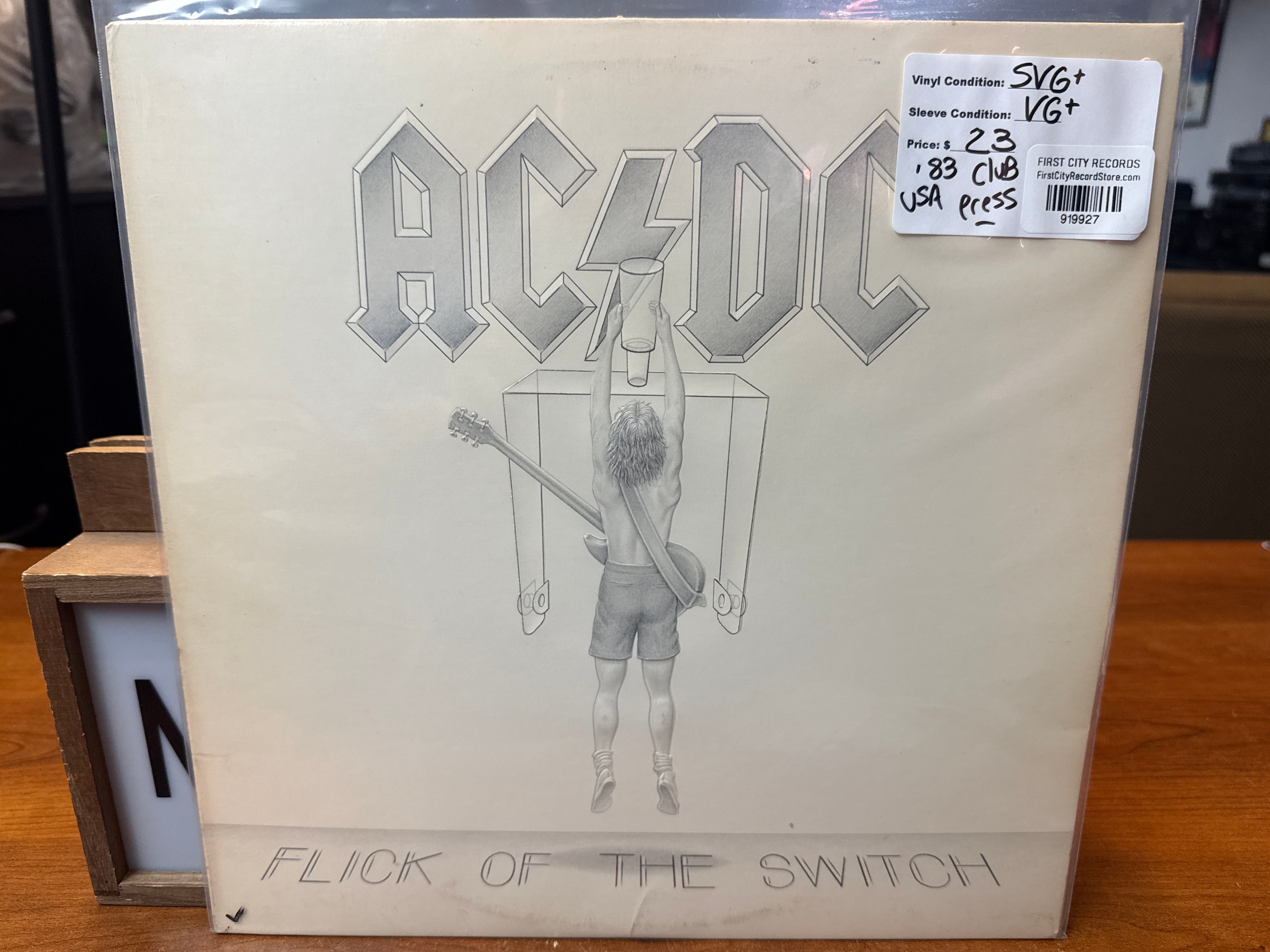 AC/DC - Flick of the Switch (1983, Club Press, USED)