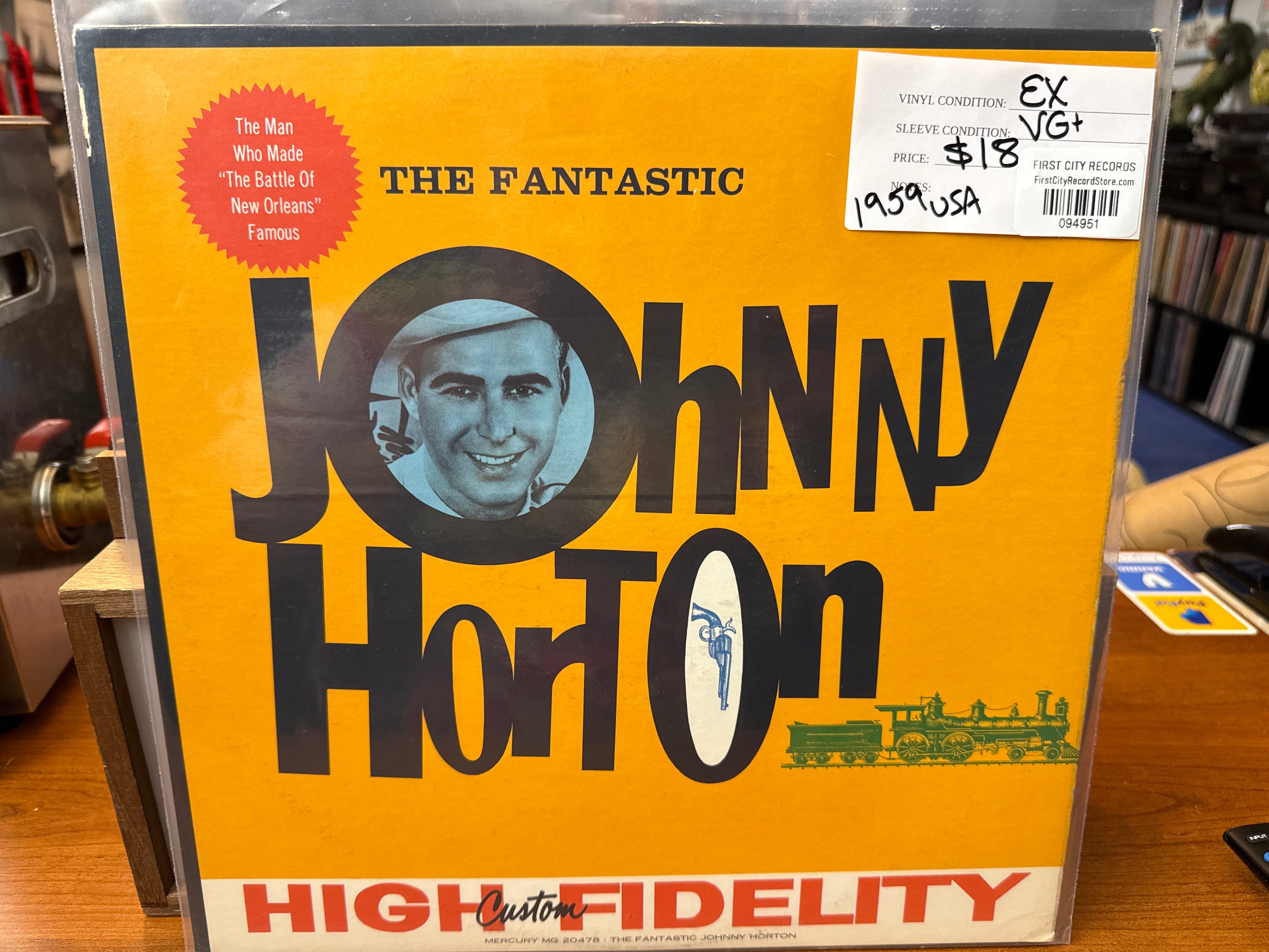 Johnny Horton - The Fantastic Johnny Horton (1959, USED)
