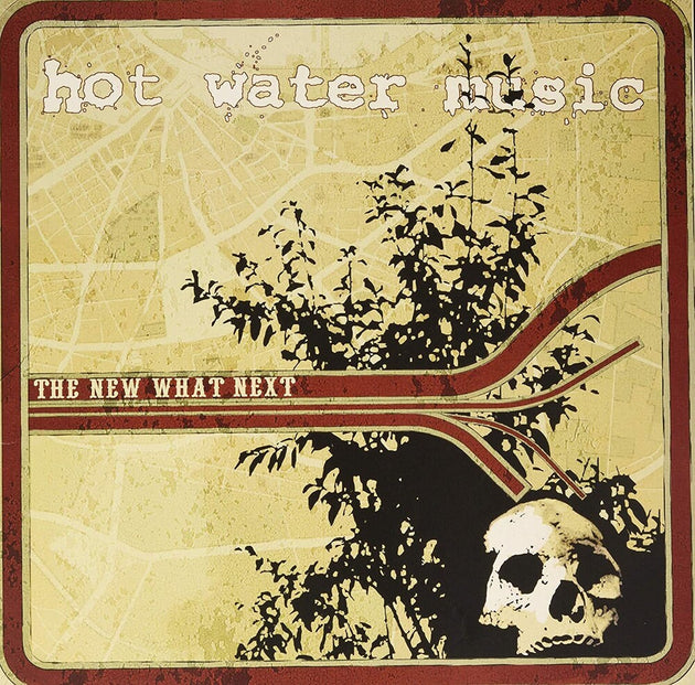 the album cover for Hot Water Music - New What Next (Blue) [Clear Vinyl]