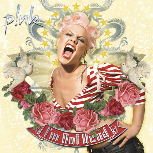 the album cover for P!NK - I'm Not Dead [Limited Edition Pink 2LP]