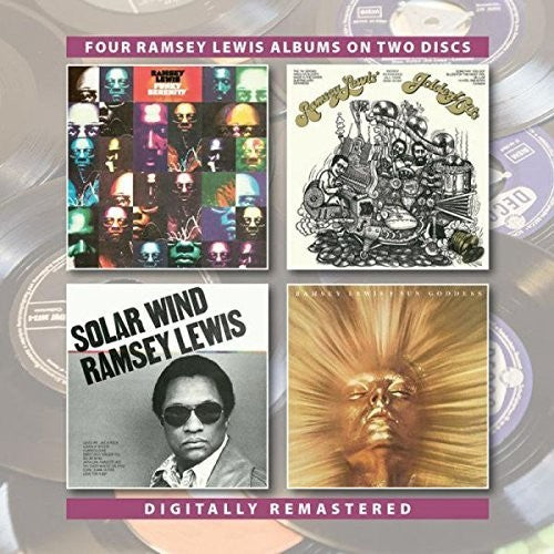 the album cover for Ramsey Lewis - Funky Serenity / Golden Hits / Solar Wind / Sun Goddess