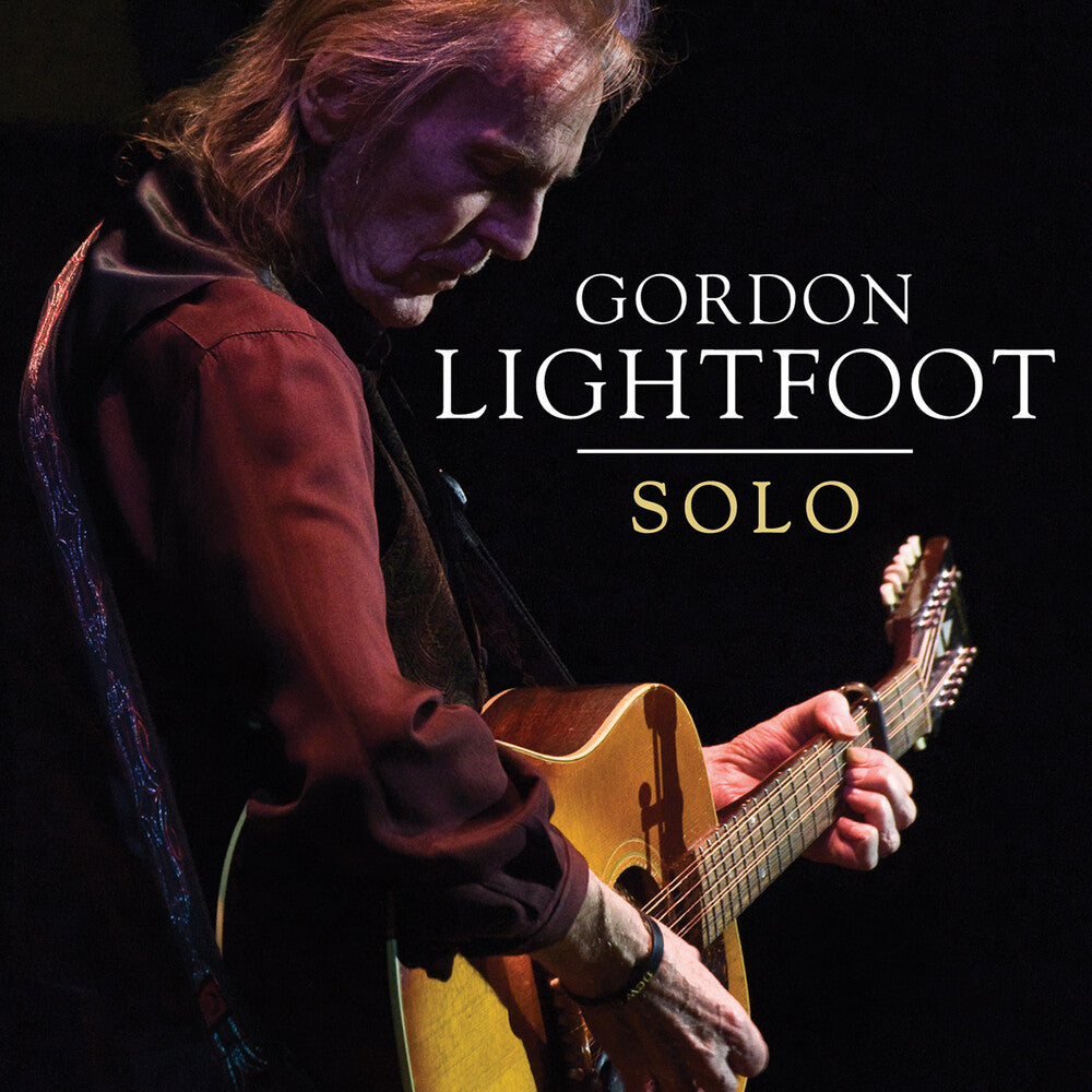 the album cover for Gordon Lightfoot - Solo