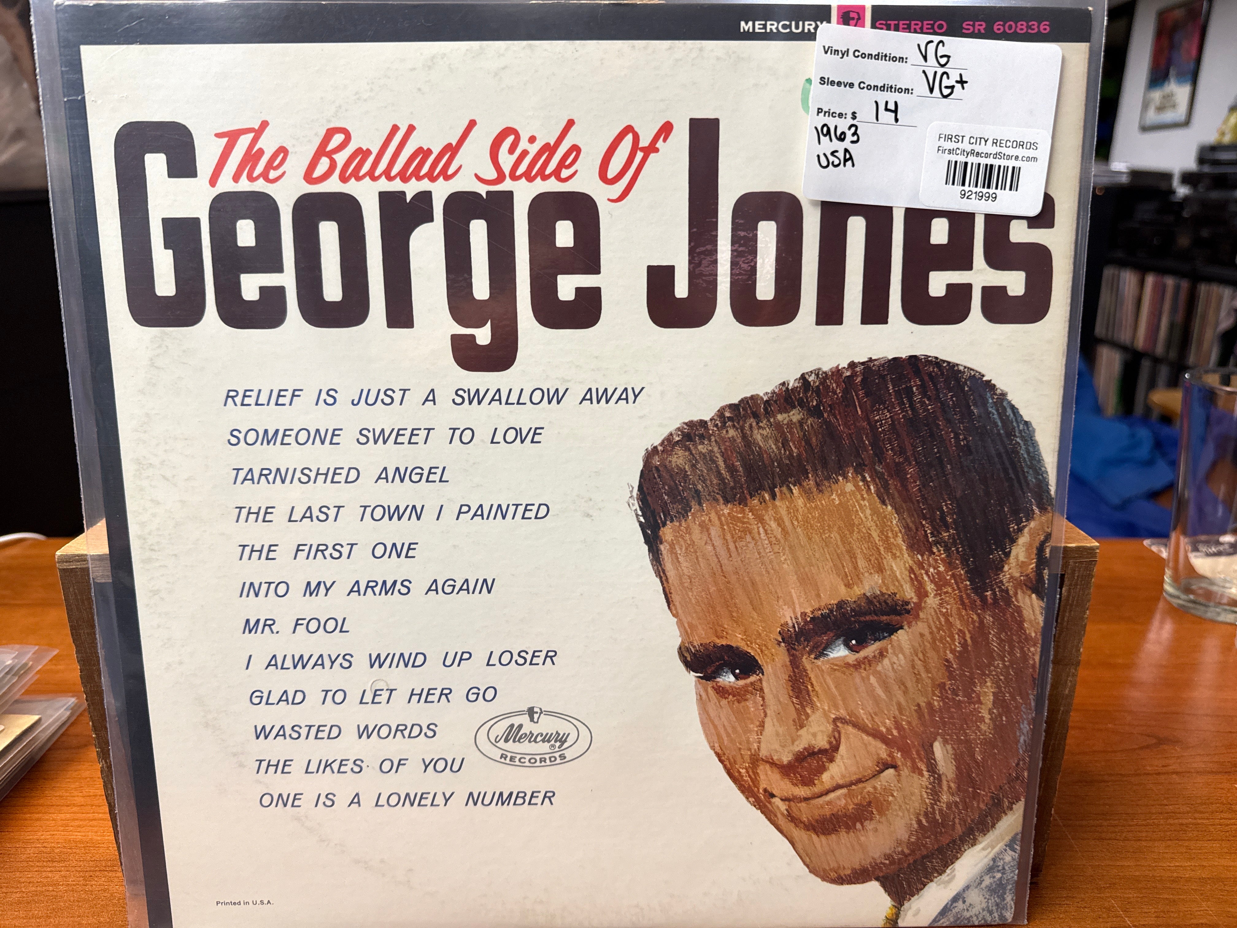 George Jones - The Ballad Side of George Jones (1963, USED)