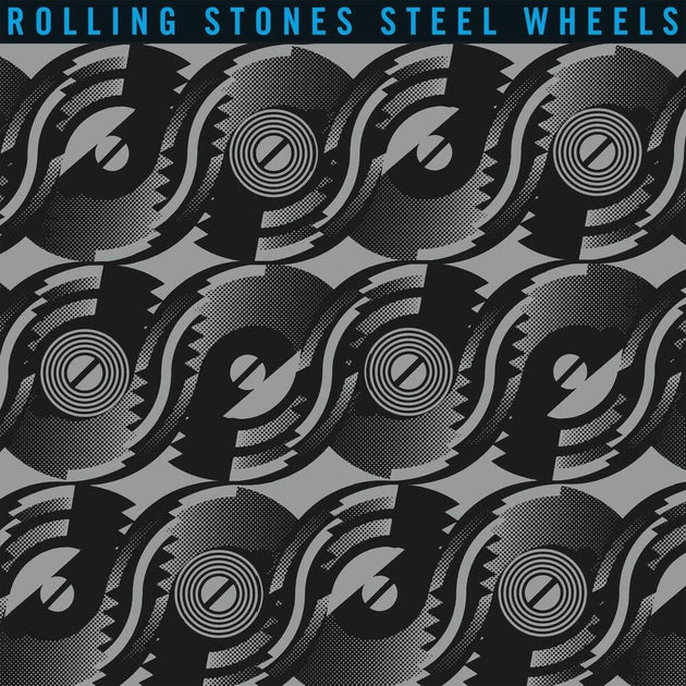 the album cover for The Rolling Stones - Steel Wheels: Remasterd [LP]