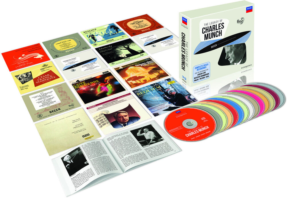 the album cover for CHARLES MUNCH - The Legacy Of Charles Munch