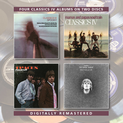 the album cover for Classics IV - Spooky / Mamas & Papas / Soul Train / Traces / Song