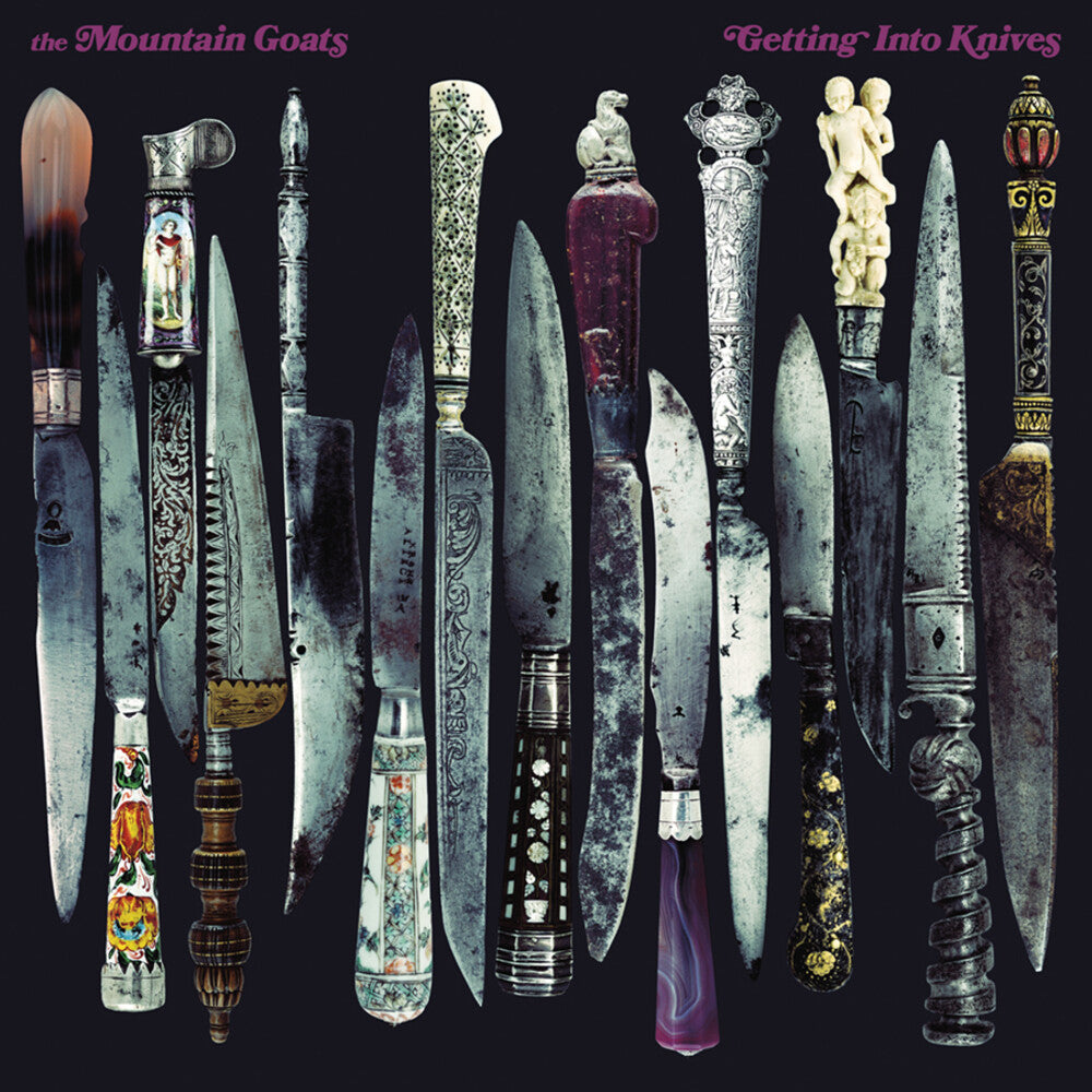 the album cover for The Mountain Goats - Getting Into Knives
