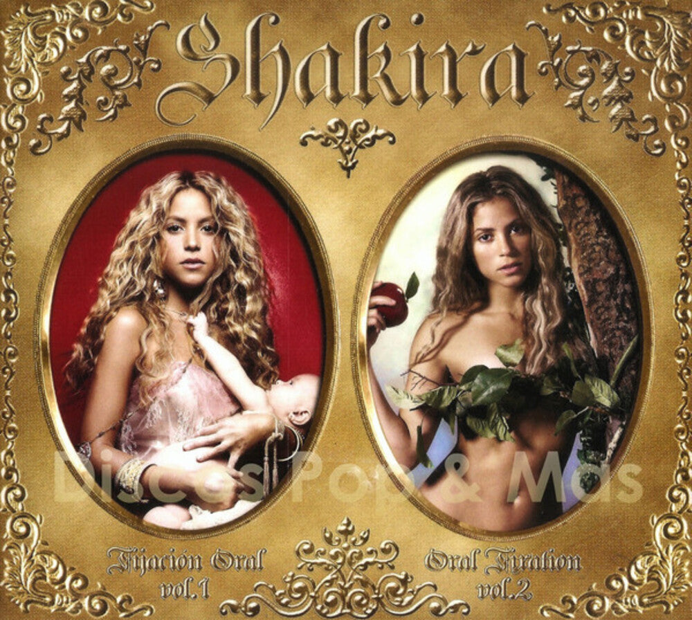 the album cover for Shakira - Oral Fixation Volumes 1 & 2 (2CD+DVD)