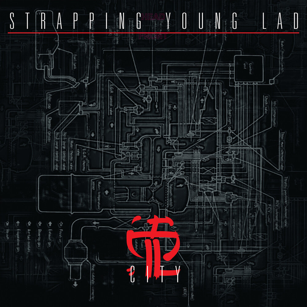 the album cover for Strapping Young Lad - City (Bonus Tracks) [Colored Vinyl] [Limited Edition] (Slv)