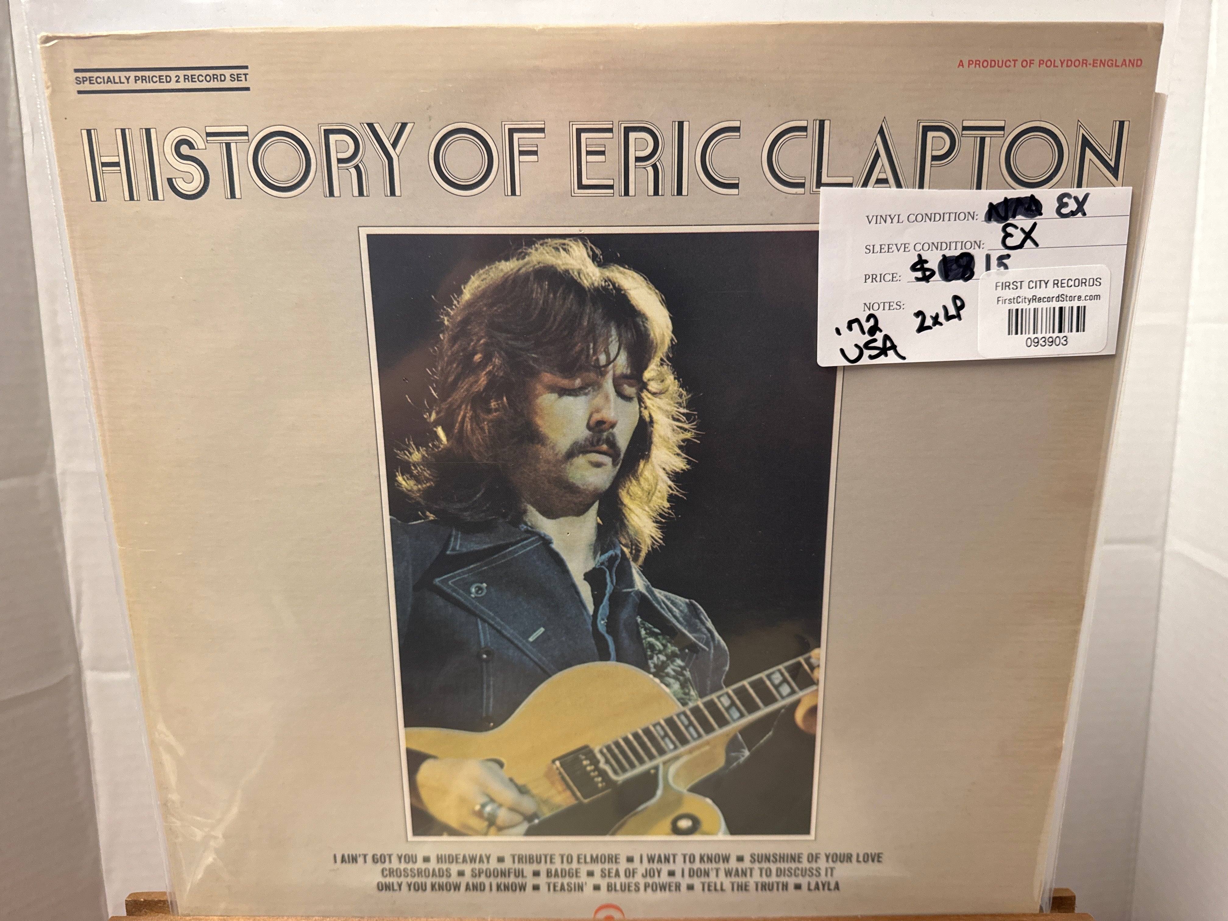 Eric Clapton - History of Eric Clapton (USED)