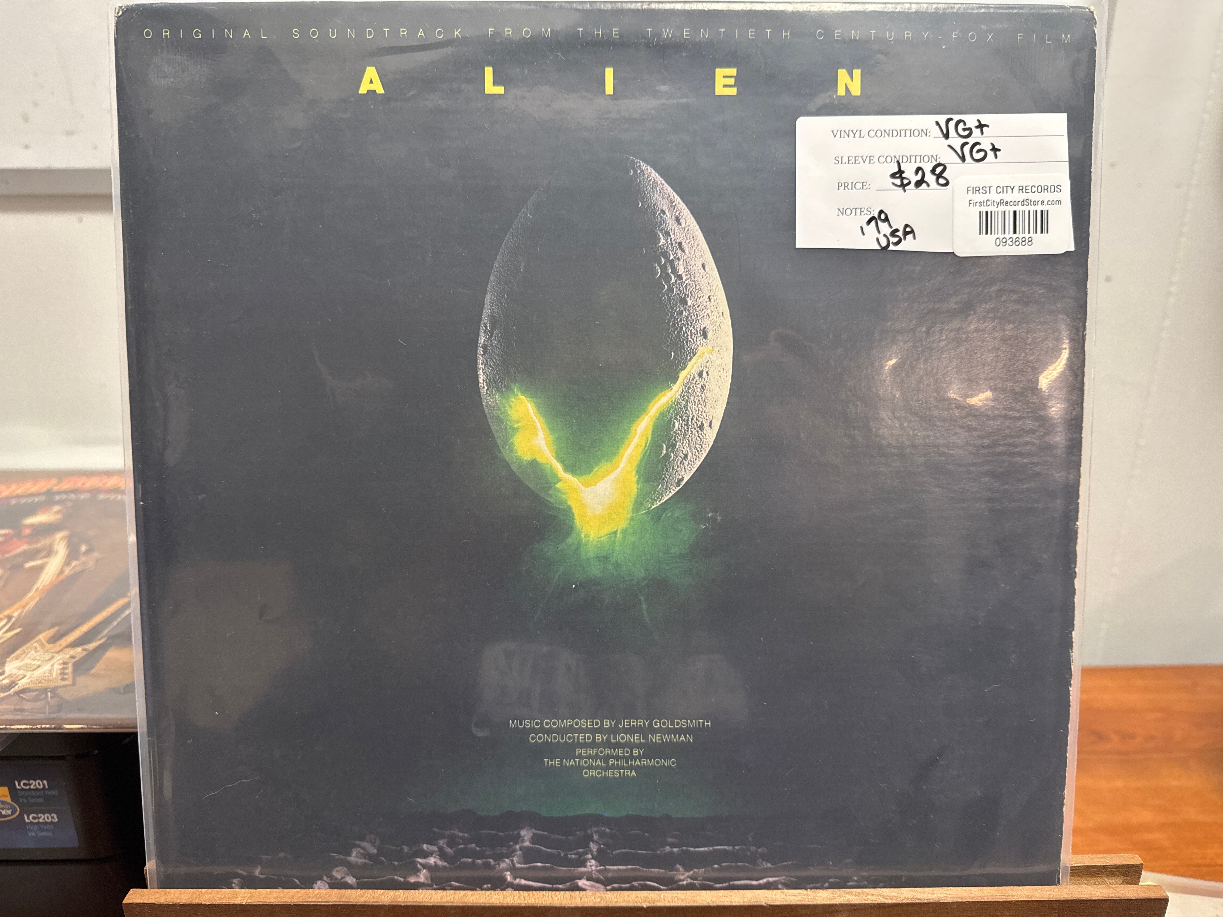 Alien Soundtrack ('79, USED)