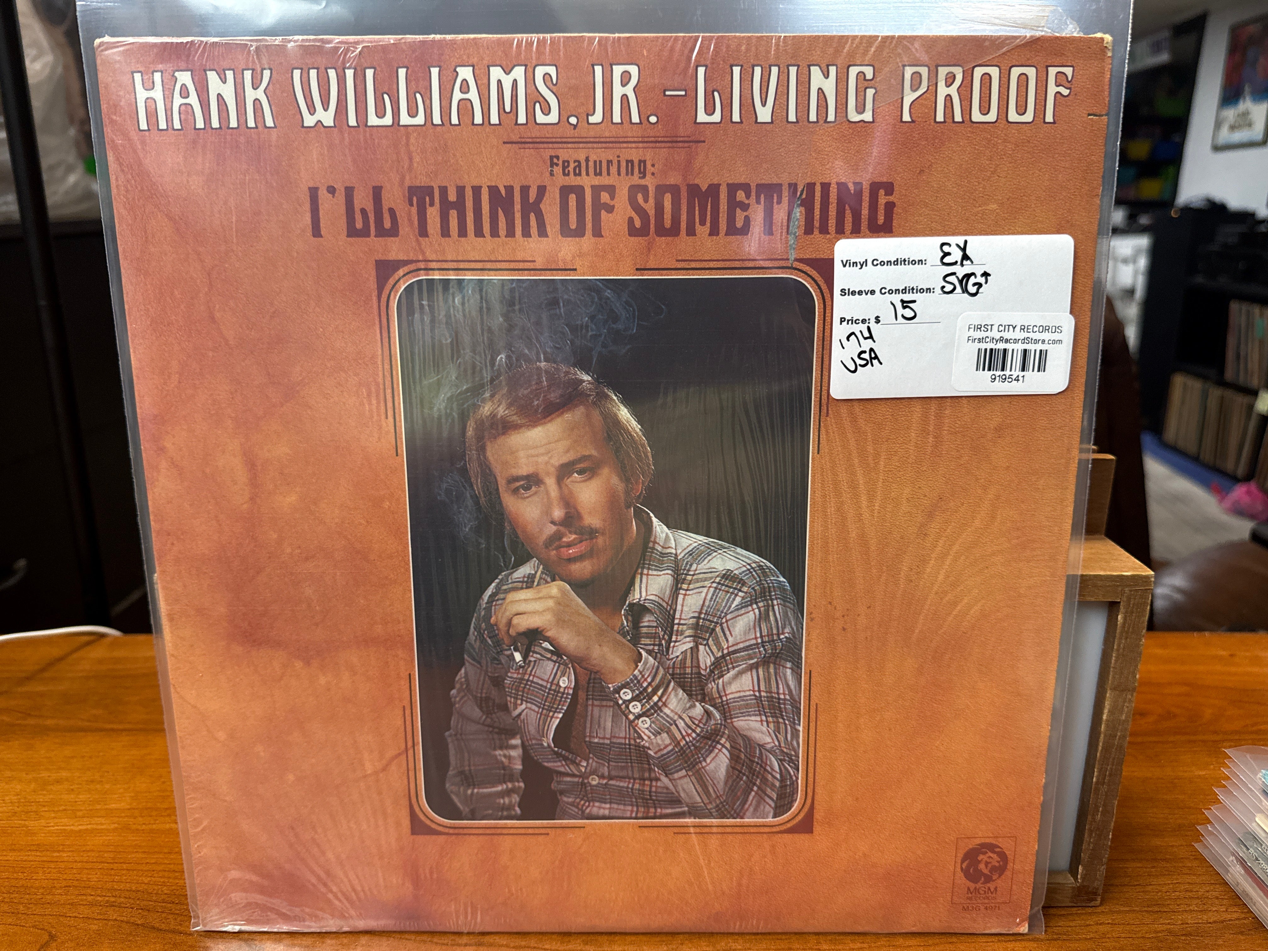 Hank Williams Jr - Living Proof (1974, USED)