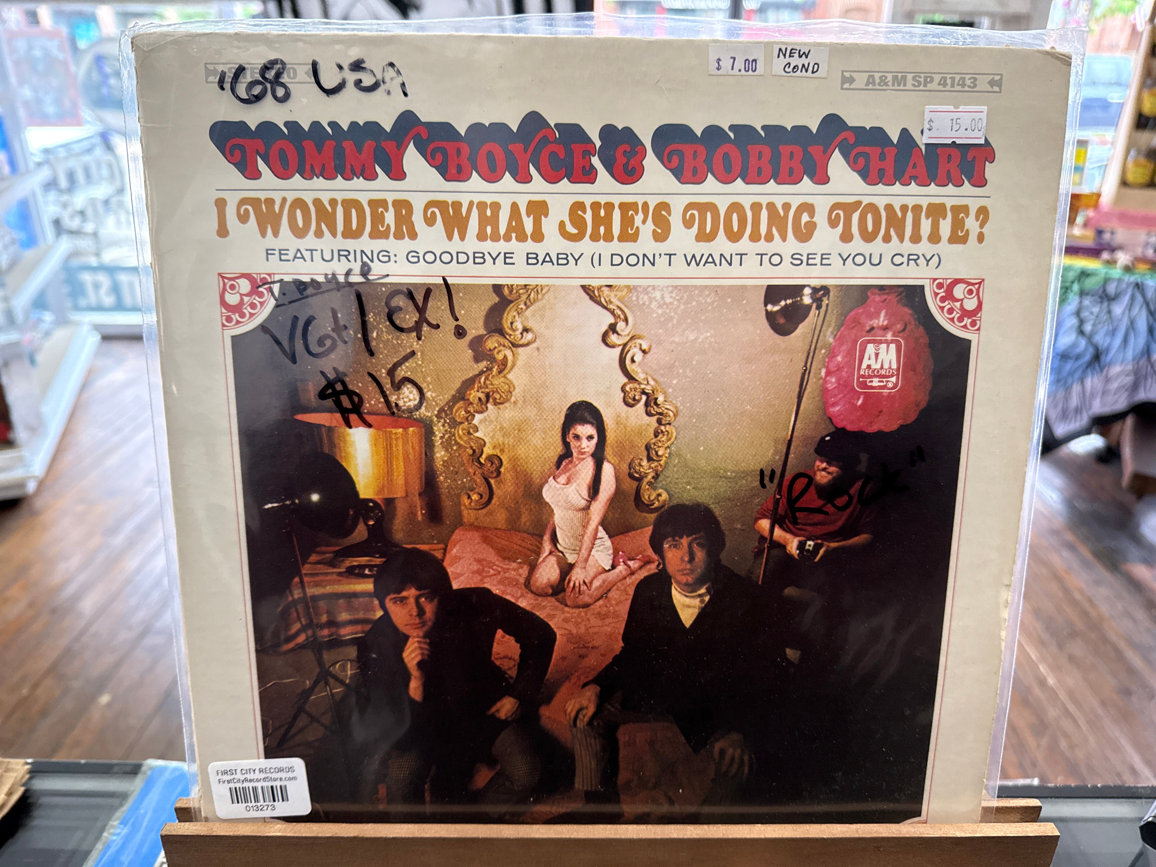 Tommy Boyce & Bobby Hart - I Wonder What She's Doing Tonight (1968 USED)
