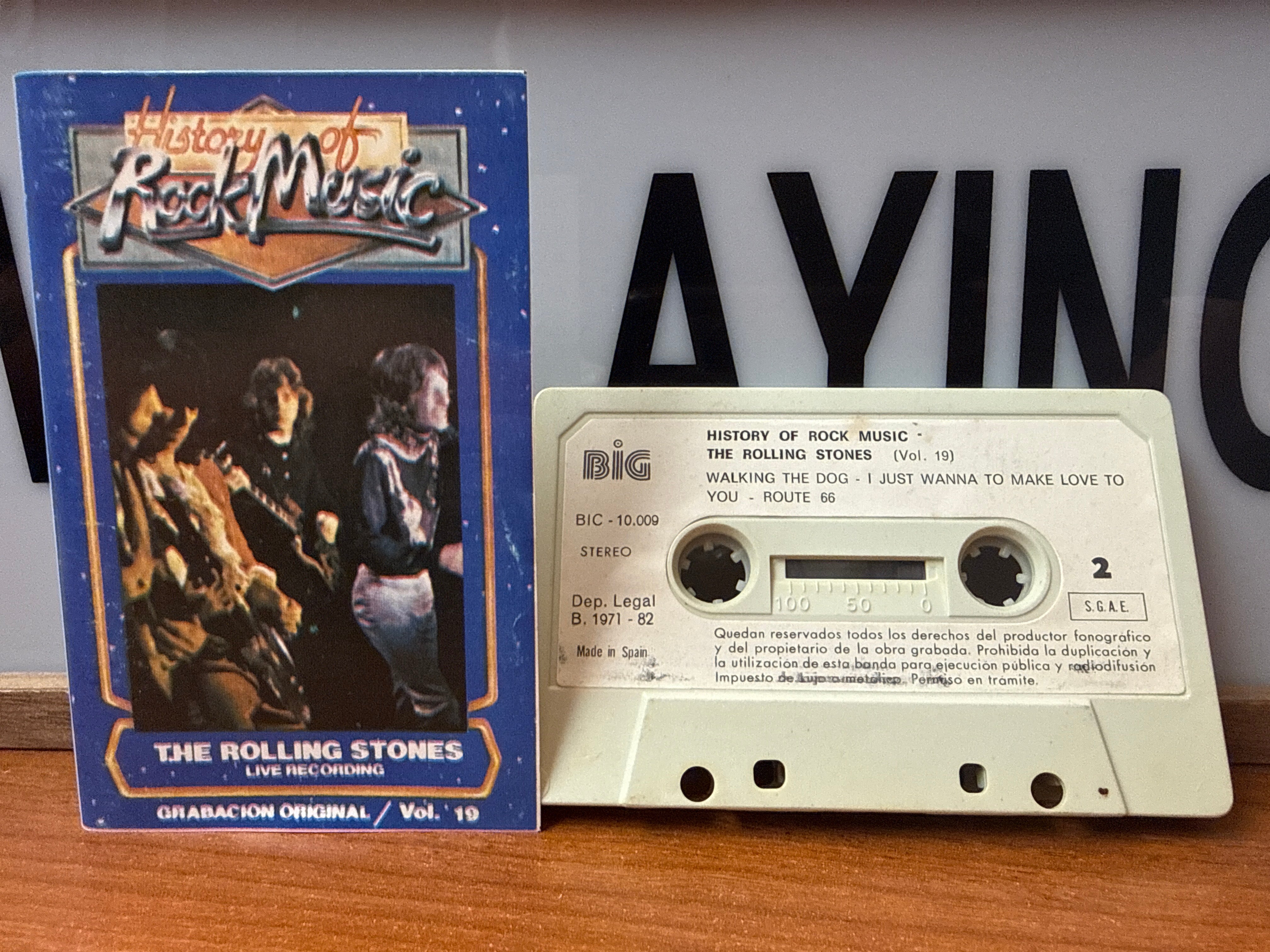 Rolling Stones - History Of Rock Music (Spanish Pressing, CASSETTE)