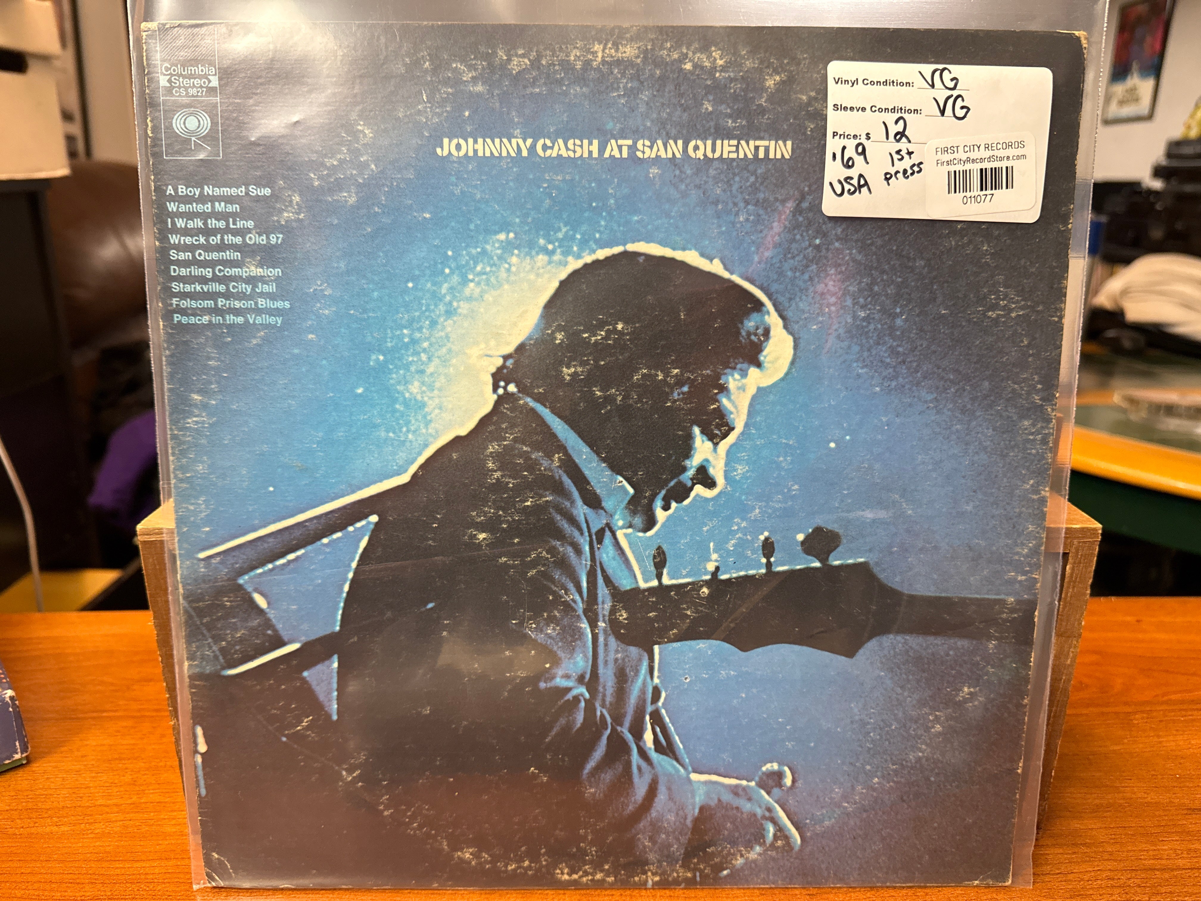 Johnny Cash - Johnny Cash at San Quentin (1969, USED)