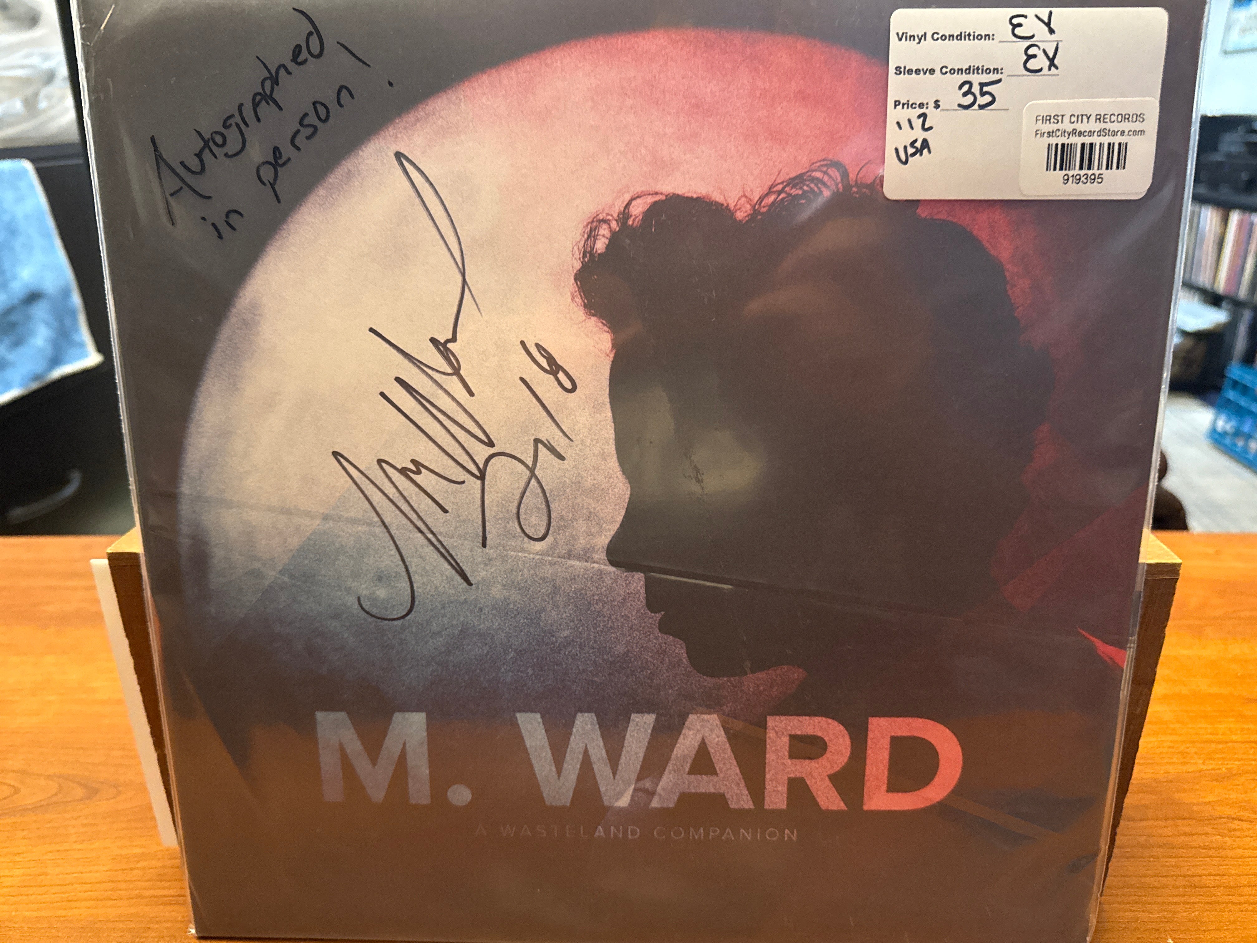 M. Ward - A Wasteland Companion (2012, Autographed, USED)