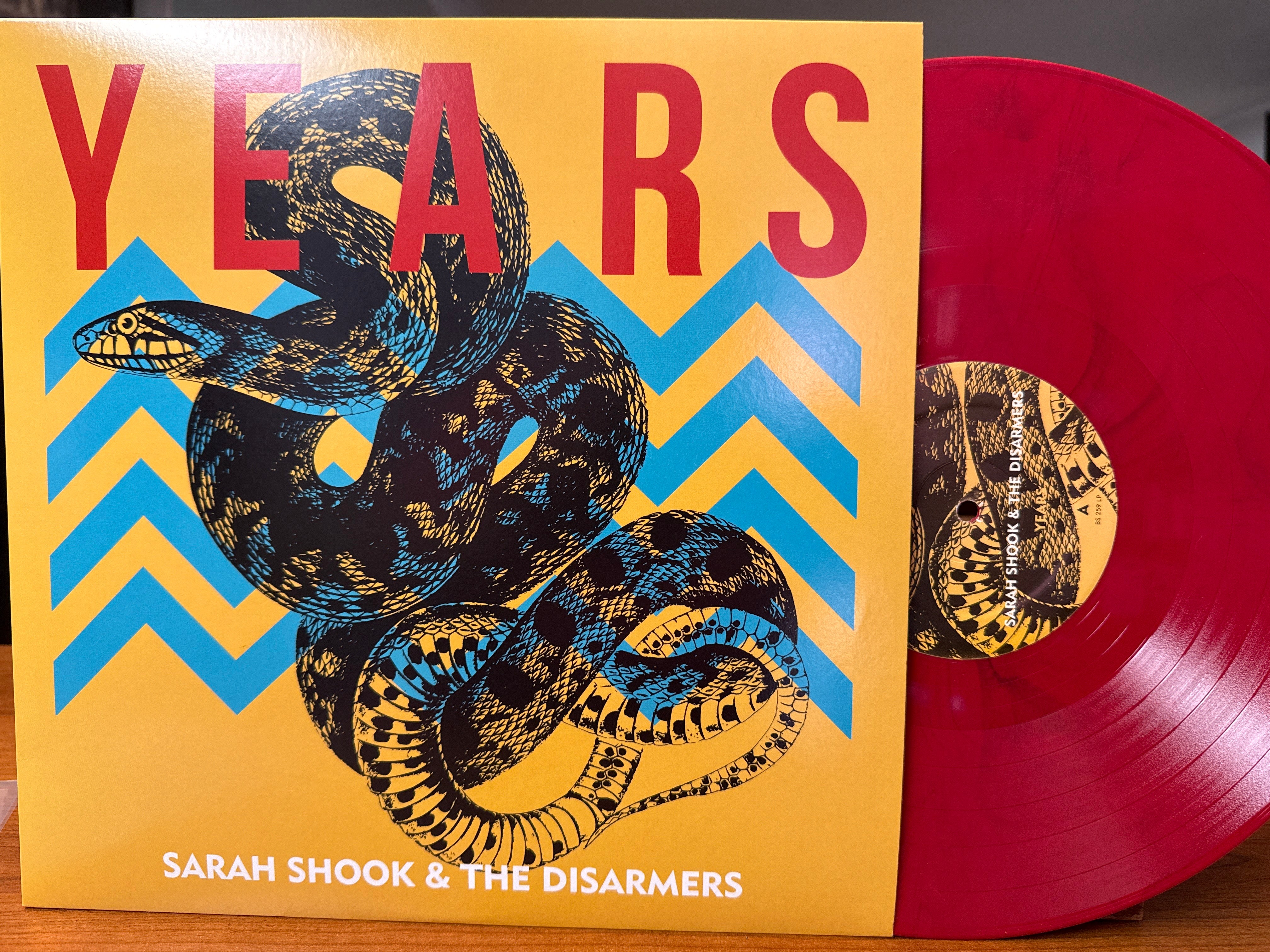 Sarah Shook & The Disarmers - Years (2018, Red Vinyl, USED)