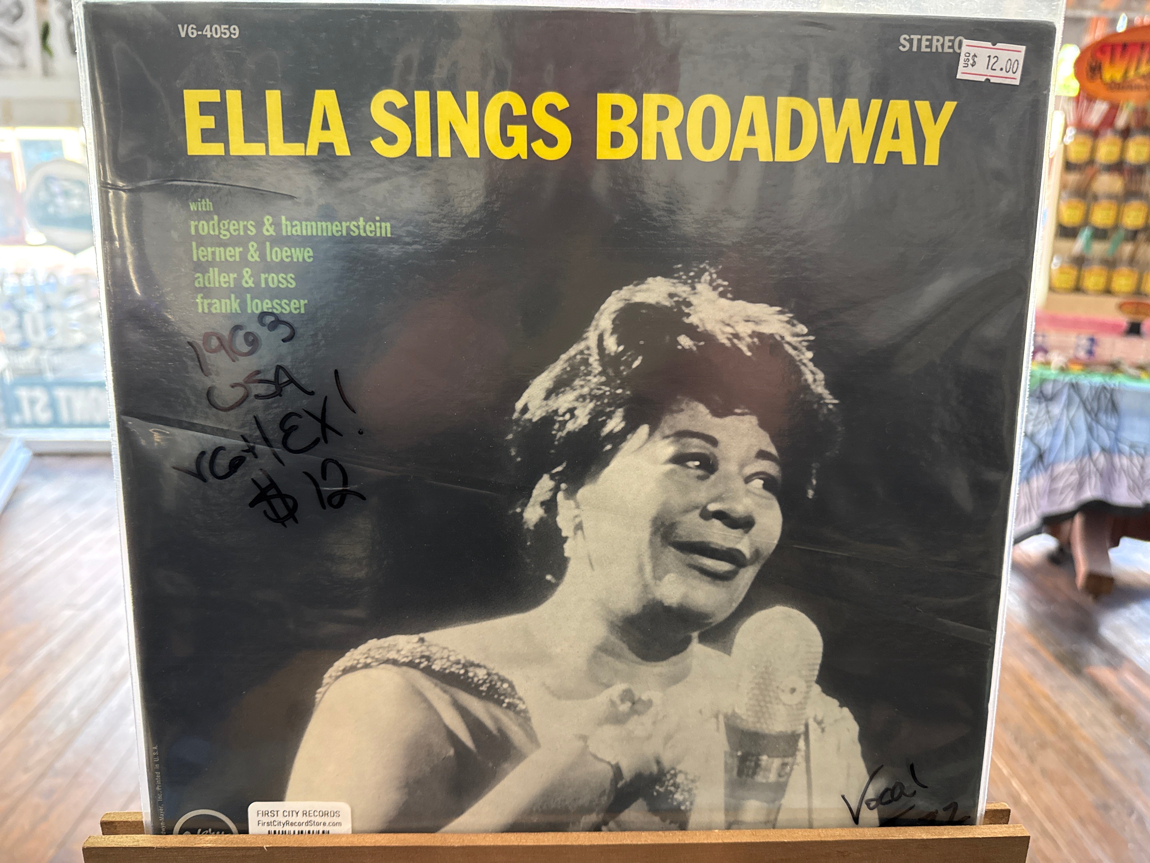 Ella Fitzgerald - Ella Sings Broadway (1963, USED)
