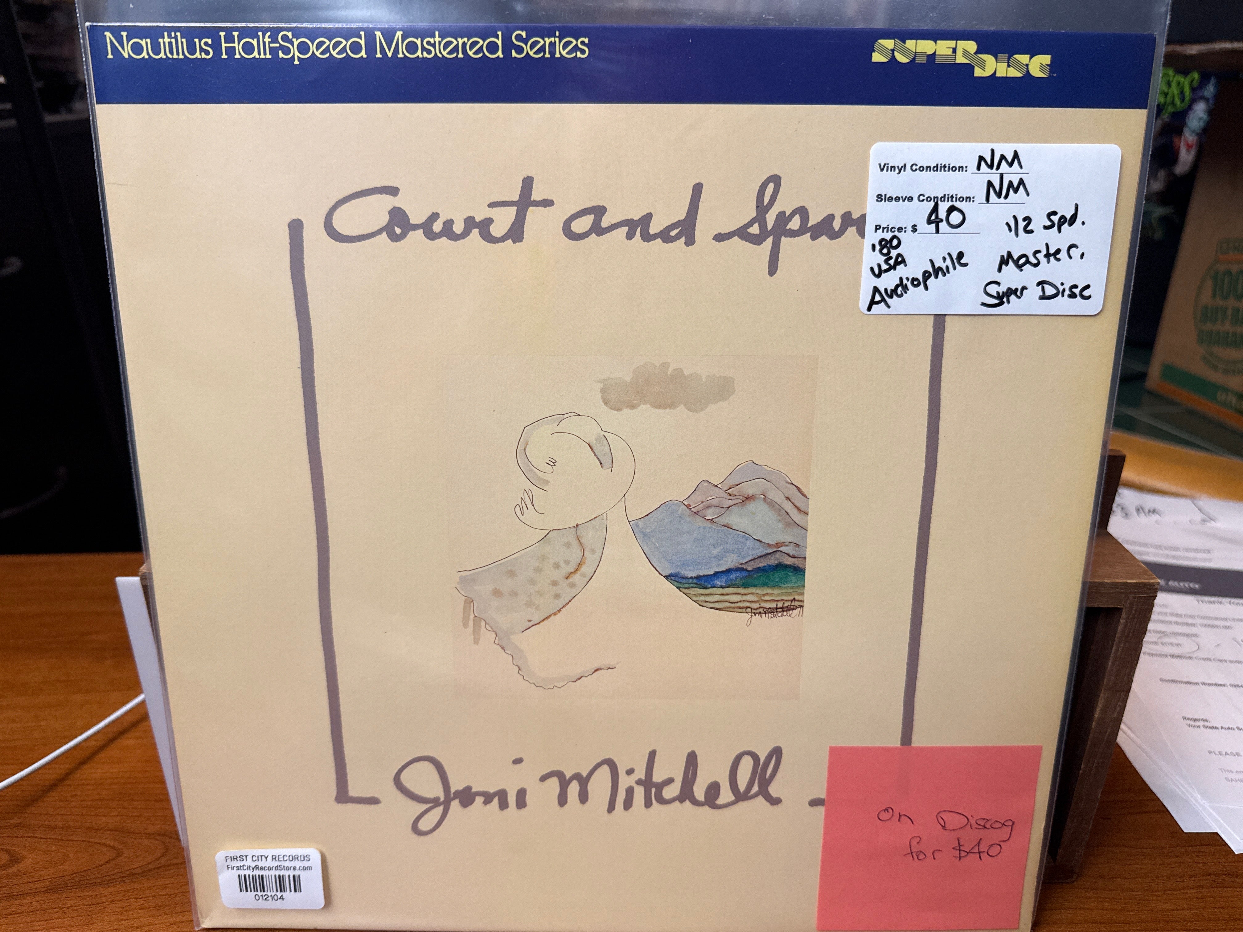 Joni Mitchell, Court & Spark (1980, Half Speed Mastered, USED)