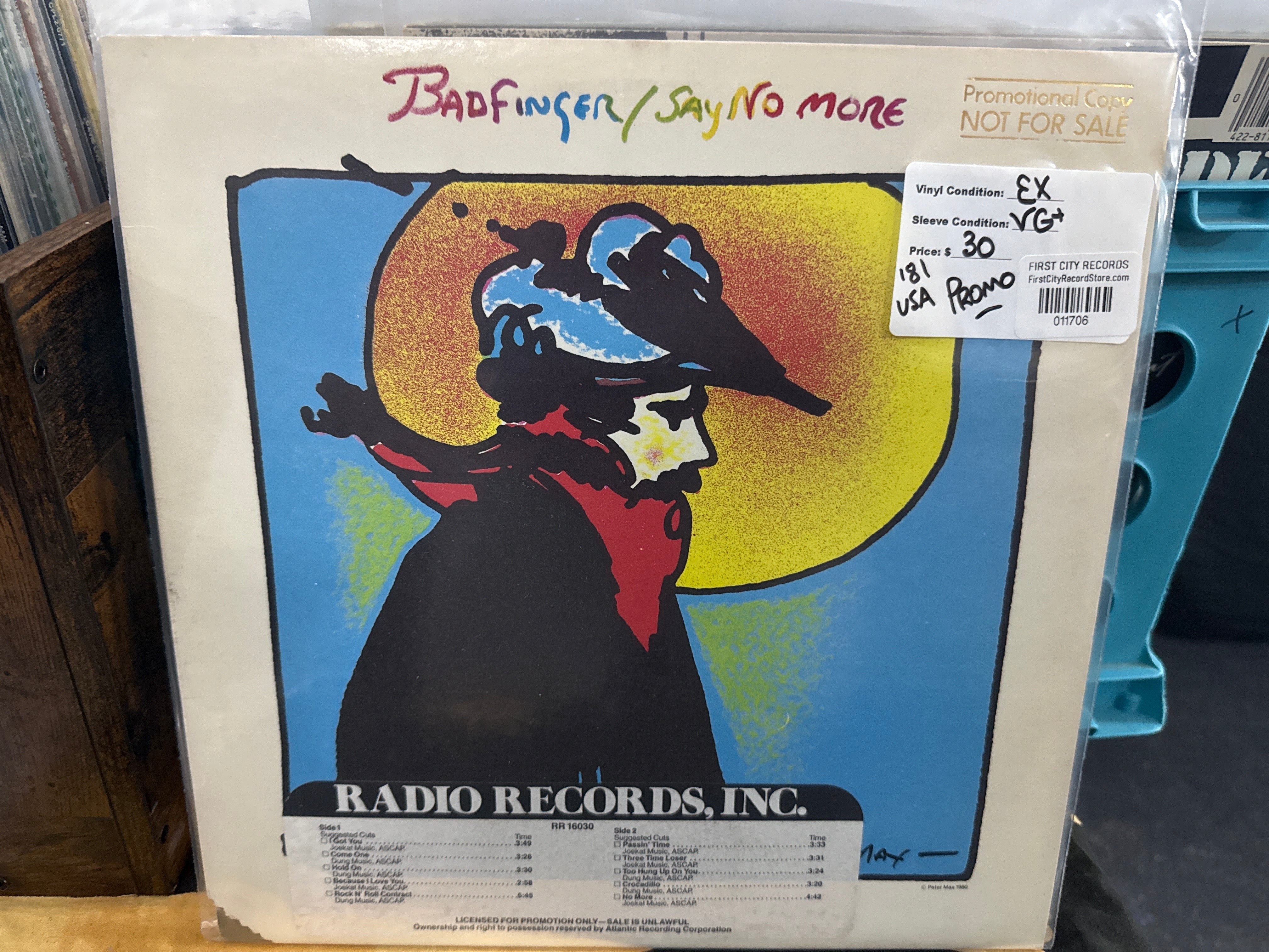 Badfinger - Say No More (1981, PROMO, USED)