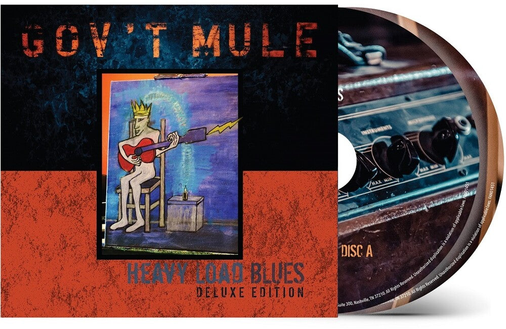 the album cover for Gov't Mule - Heavy Load Blues [Deluxe 2CD]
