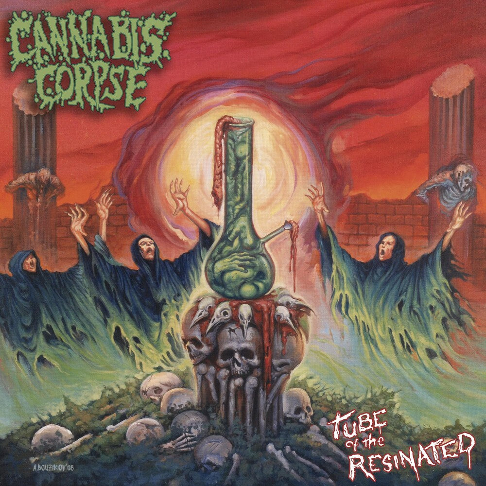 the album cover for Cannabis Corpse - Tube Of The Resinated
