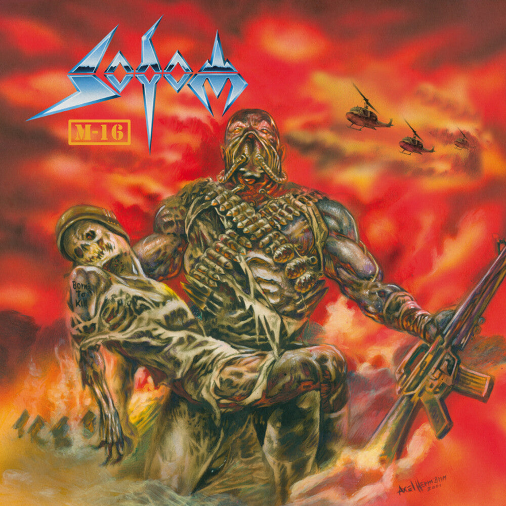 the album cover for Sodom - M-16: 20th Anniversary (Uk)